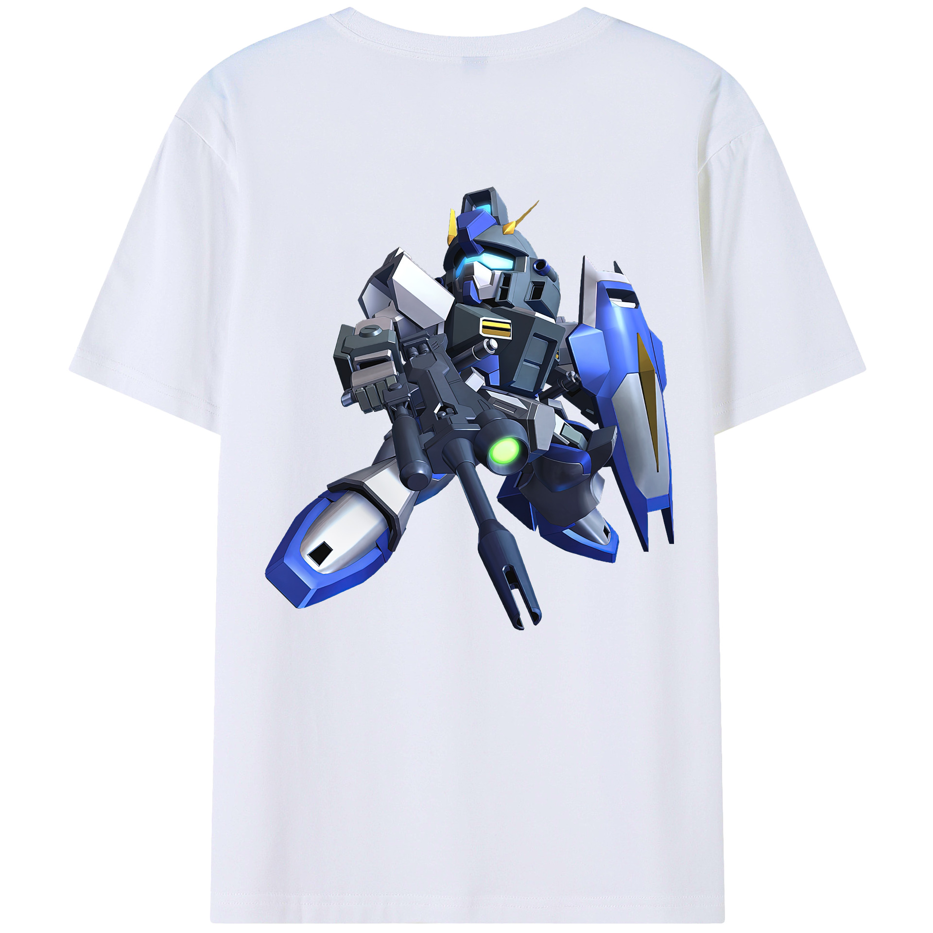 （画像用） 機動戦士ガンダム Mobile Suit Gundam レディース半袖Tシャツ(バックプリント)