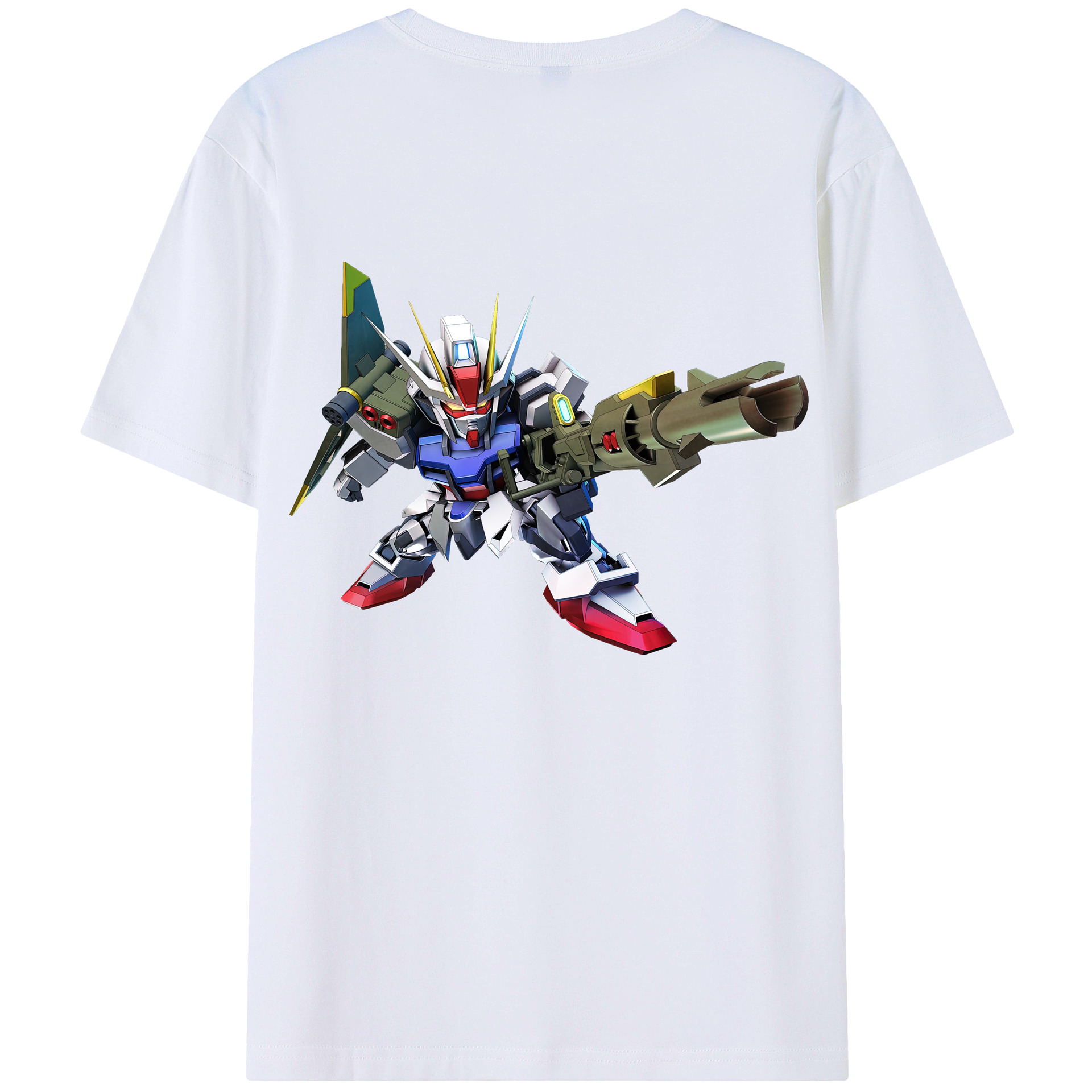 （画像用） 機動戦士ガンダム Mobile Suit Gundam レディース半袖Tシャツ(バックプリント)