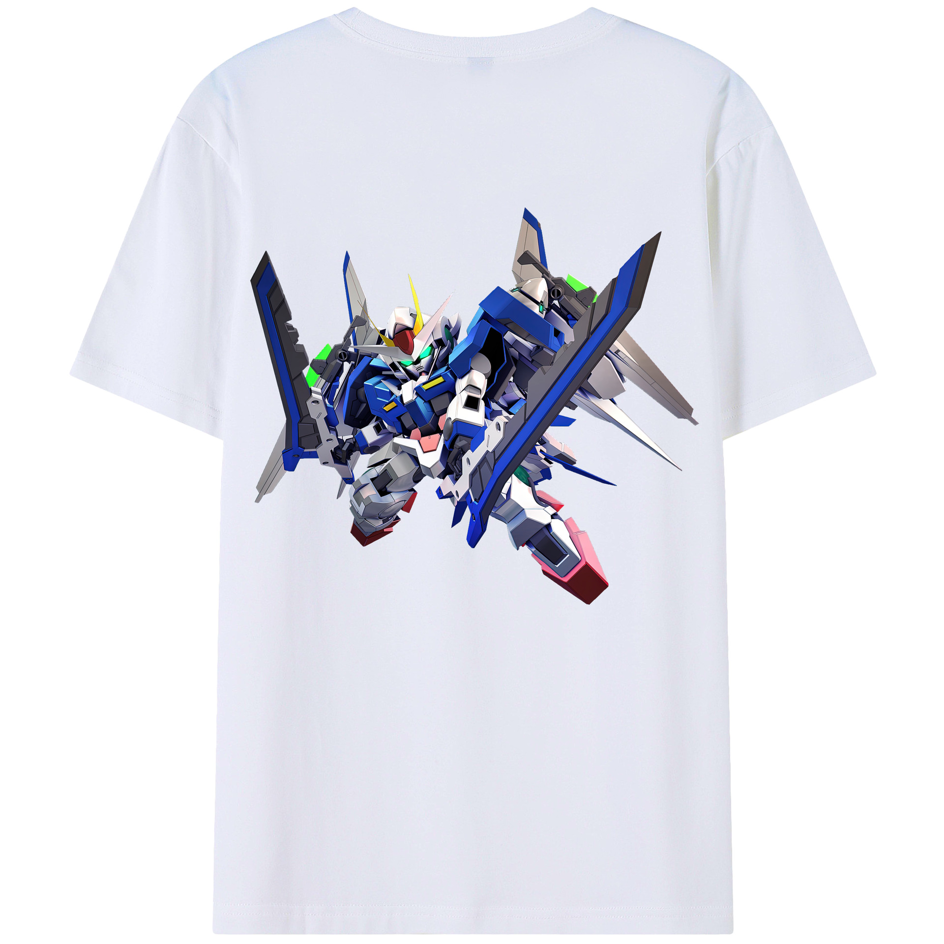 （画像用） 機動戦士ガンダム Mobile Suit Gundam レディース半袖Tシャツ(バックプリント)