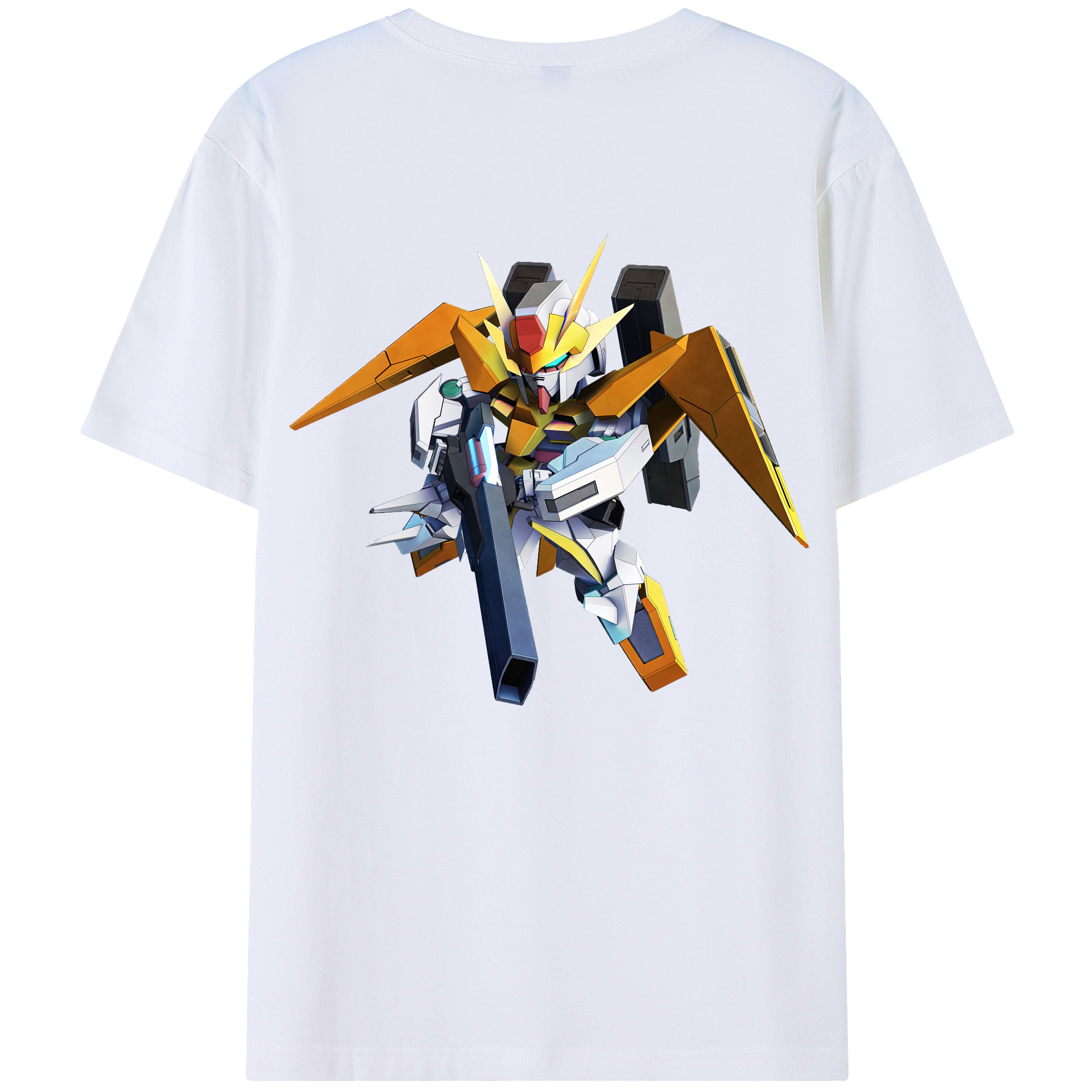 （画像用） 機動戦士ガンダム Mobile Suit Gundam レディース半袖Tシャツ(バックプリント)