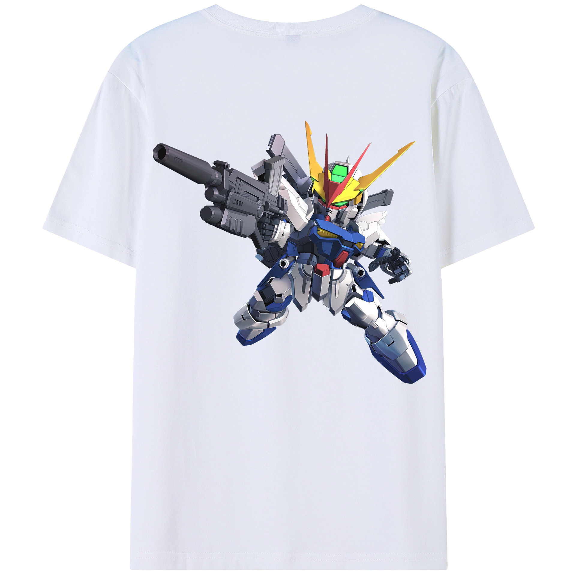 （画像用） 機動戦士ガンダム Mobile Suit Gundam レディース半袖Tシャツ(バックプリント)