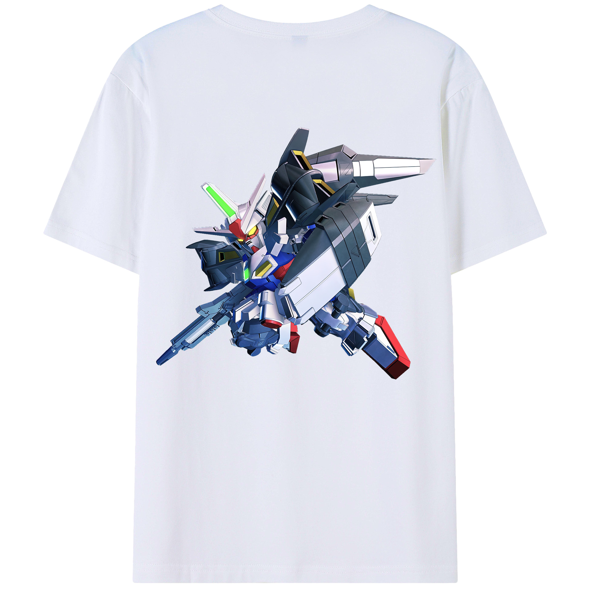 （画像用） 機動戦士ガンダム Mobile Suit Gundam レディース半袖Tシャツ(バックプリント)