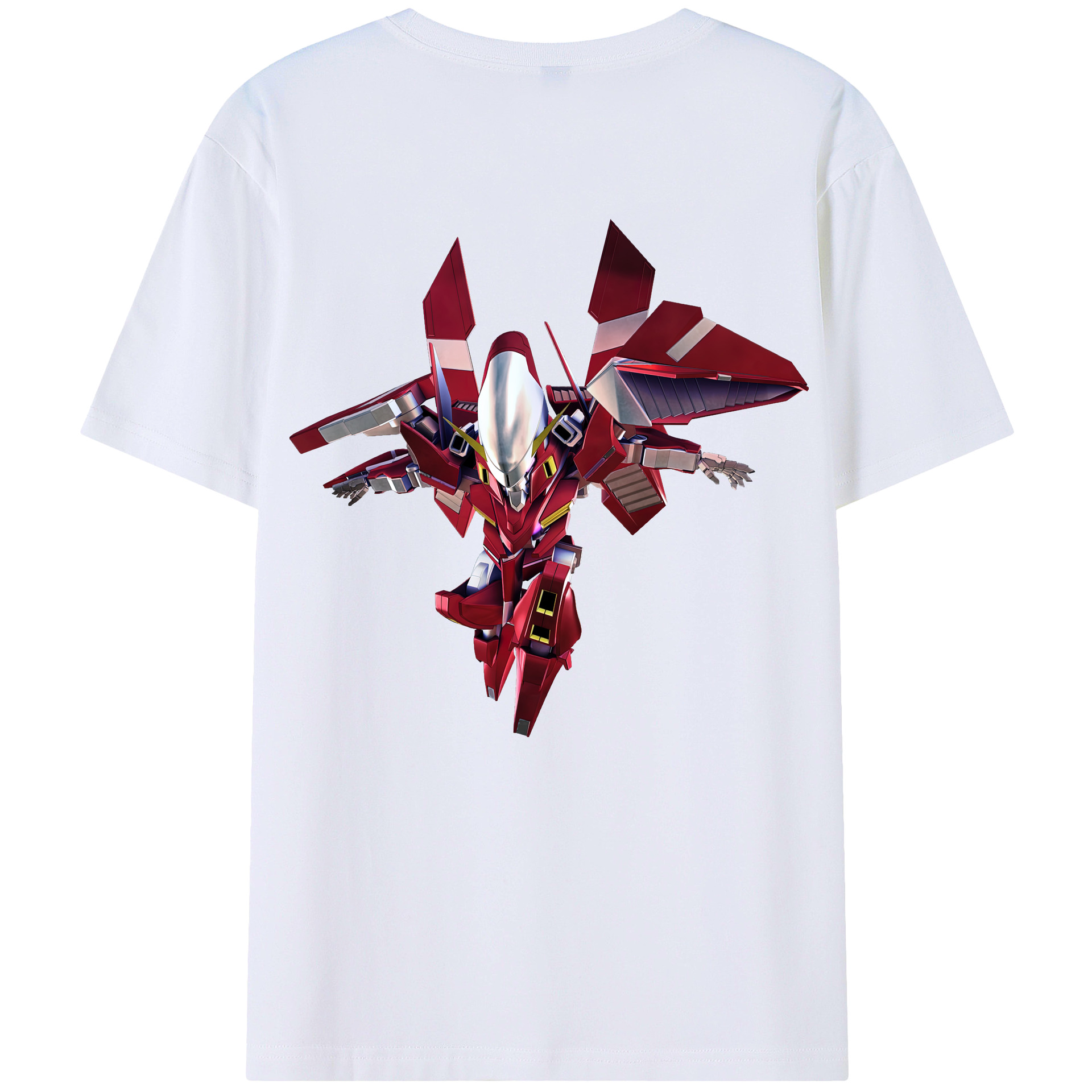 （画像用） 機動戦士ガンダム Mobile Suit Gundam レディース半袖Tシャツ(バックプリント)