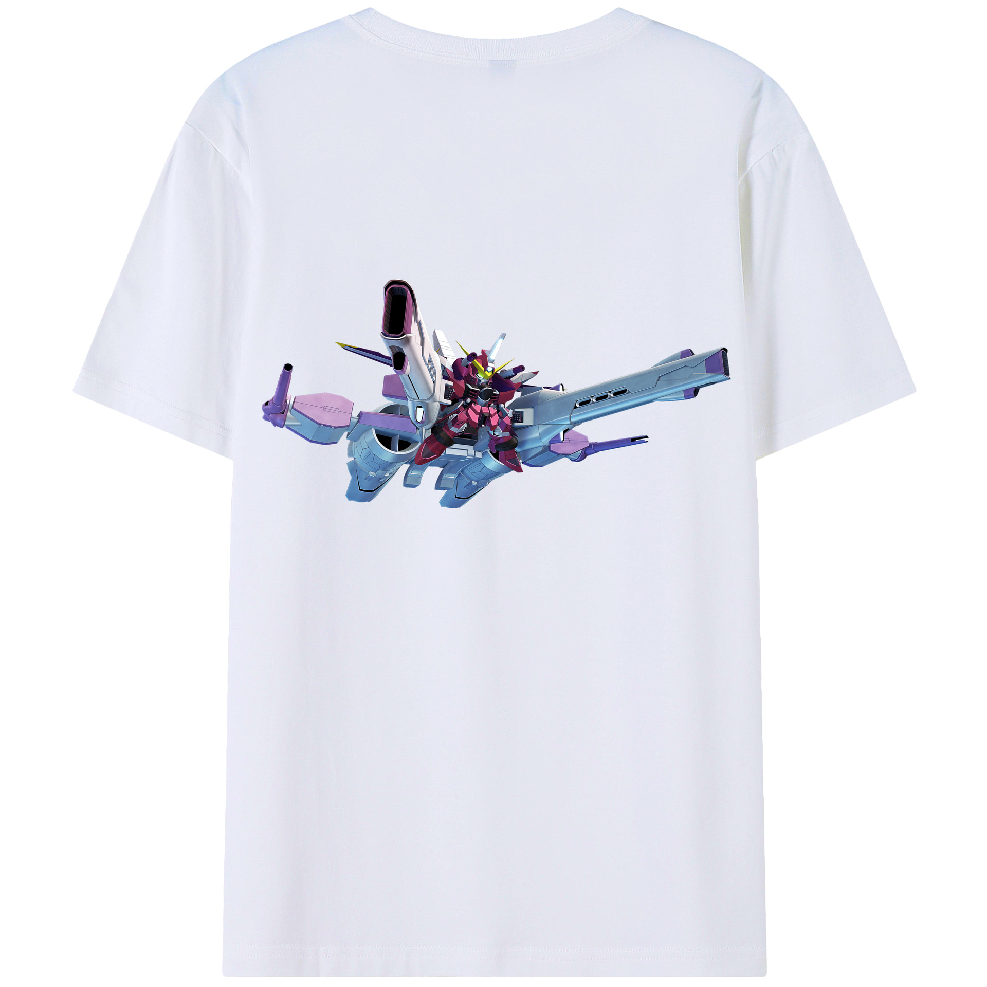 （画像用） 機動戦士ガンダム Mobile Suit Gundam レディース半袖Tシャツ(バックプリント)