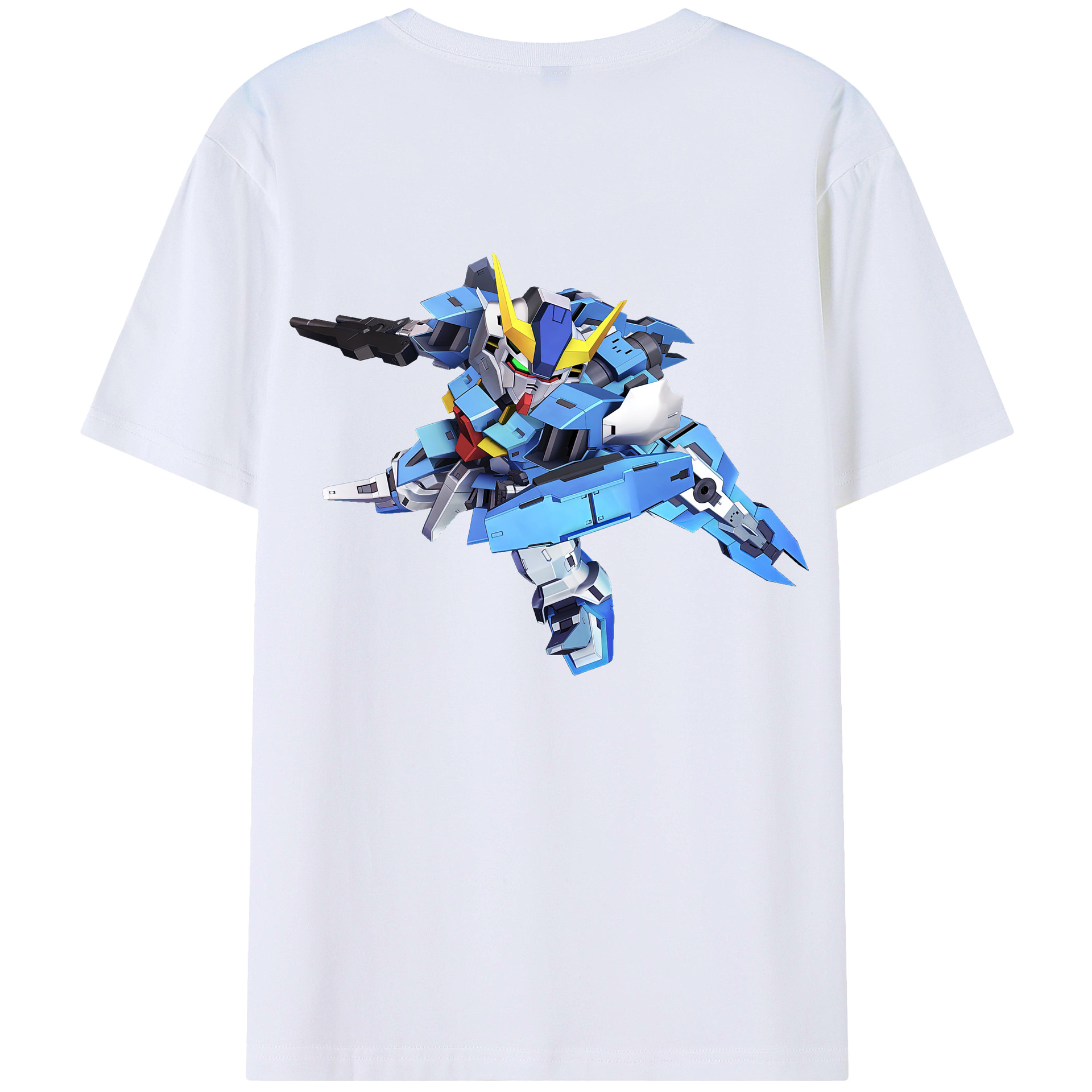 （画像用） 機動戦士ガンダム Mobile Suit Gundam レディース半袖Tシャツ(バックプリント)