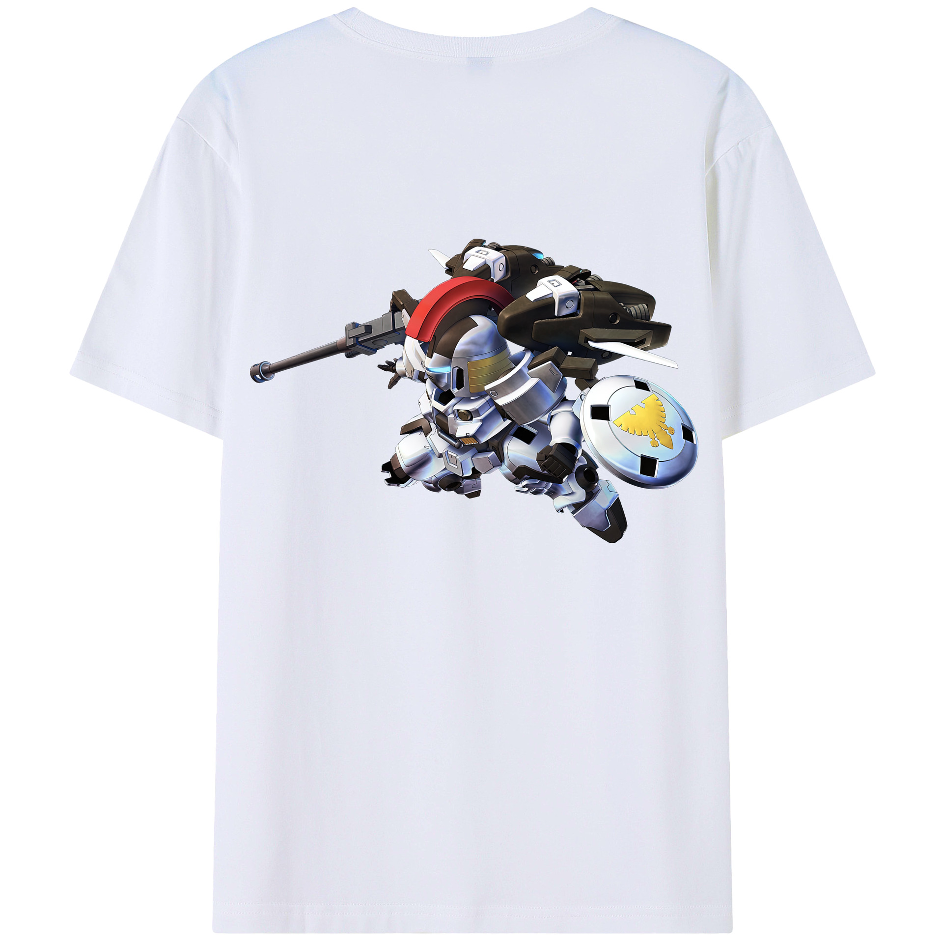 （画像用） 機動戦士ガンダム Mobile Suit Gundam レディース半袖Tシャツ(バックプリント)