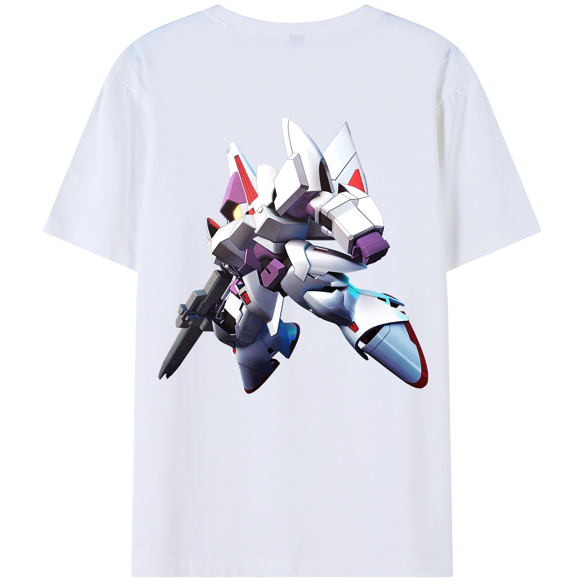 （画像用） 機動戦士ガンダム Mobile Suit Gundam レディース半袖Tシャツ(バックプリント)