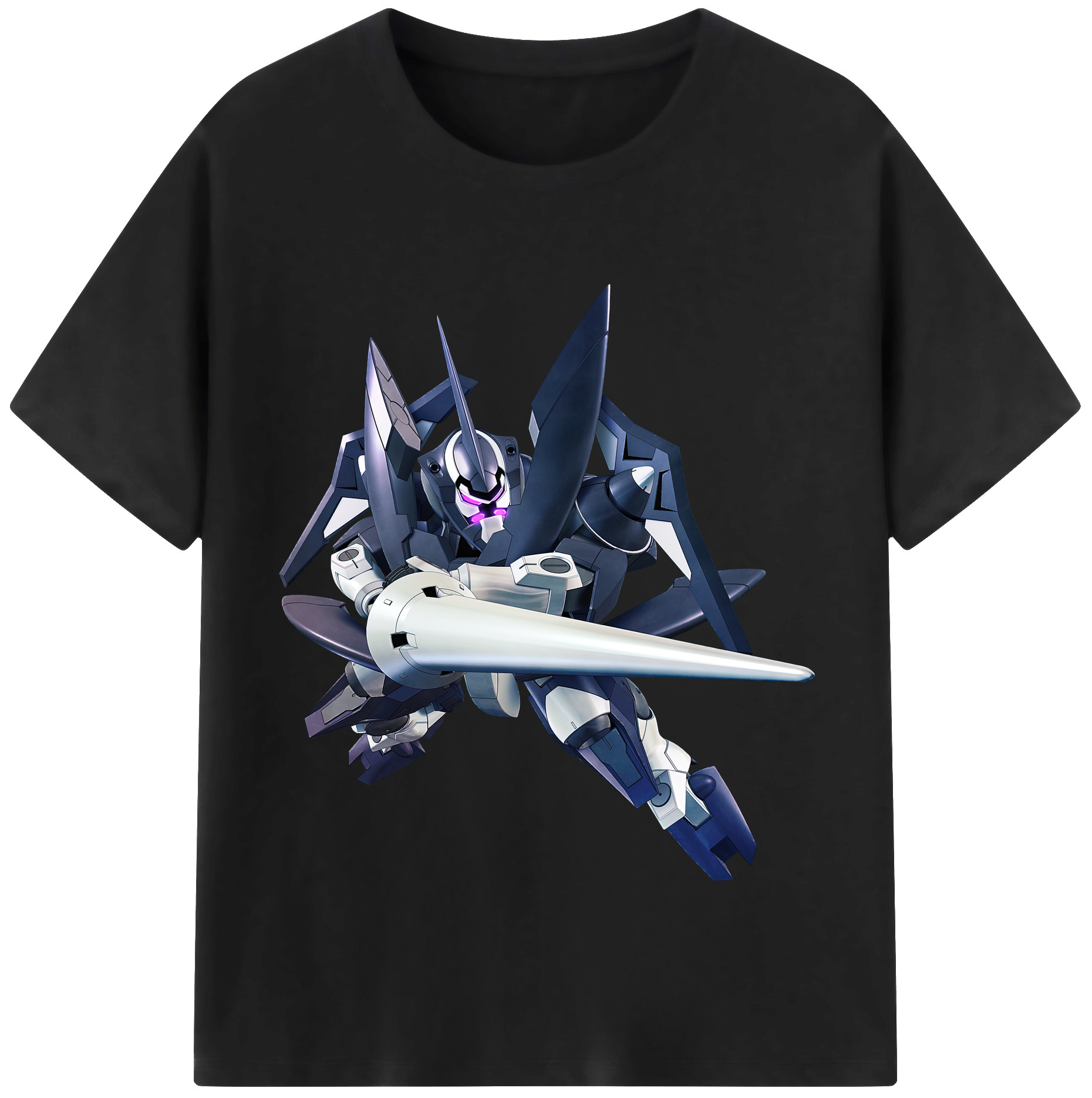 （画像用） 機動戦士ガンダム Mobile Suit Gundam レディースカジュアルプリントTシャツ（綿100％）