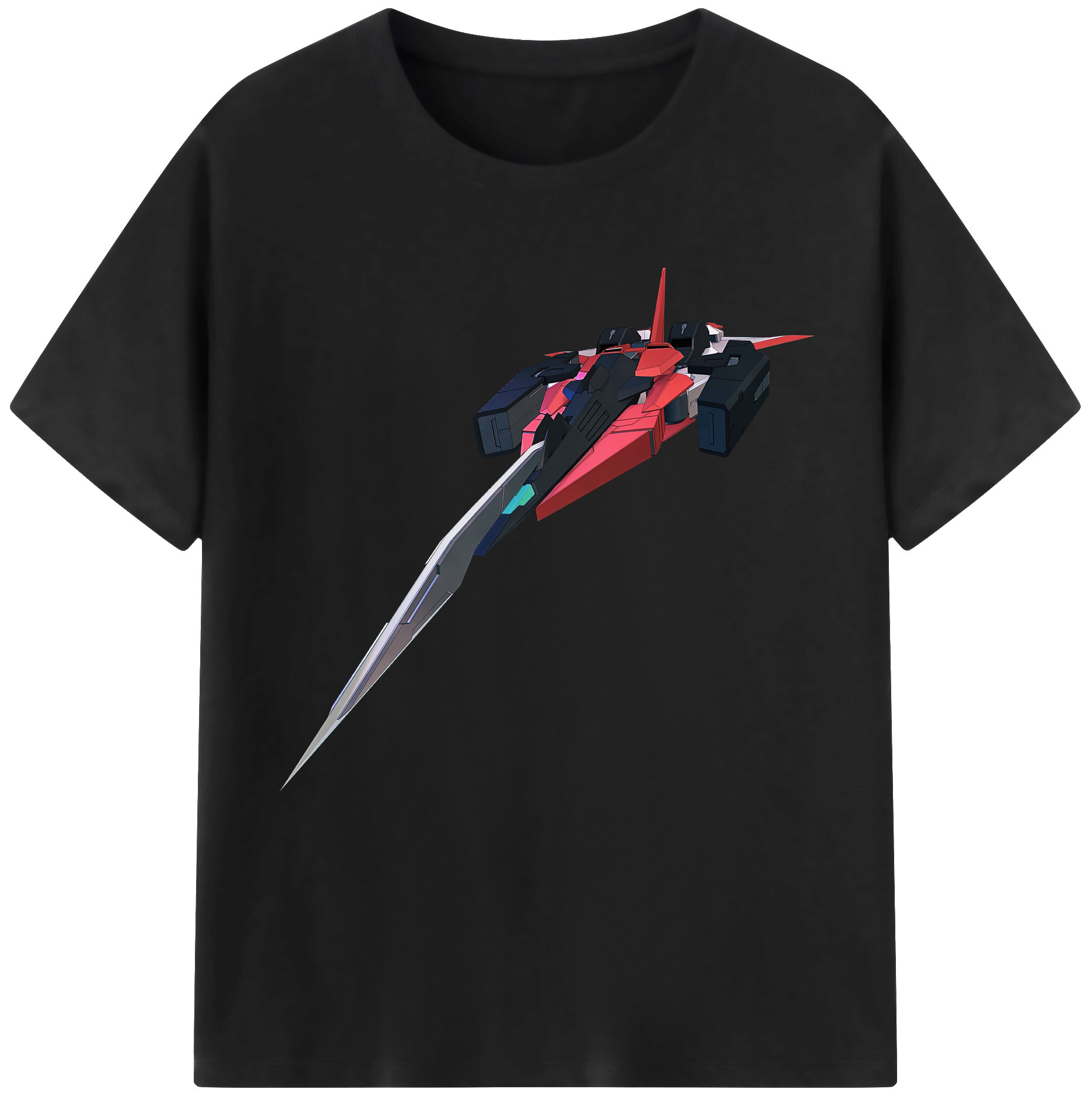 （画像用） 機動戦士ガンダム Mobile Suit Gundam レディースカジュアルプリントTシャツ（綿100％）