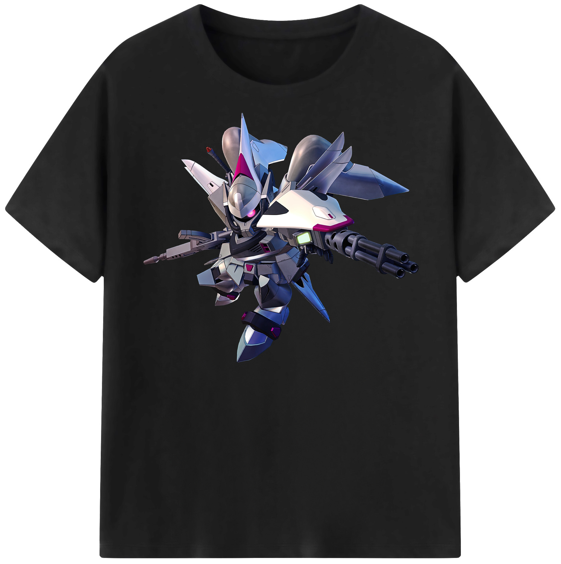 （画像用） 機動戦士ガンダム Mobile Suit Gundam レディースカジュアルプリントTシャツ（綿100％）