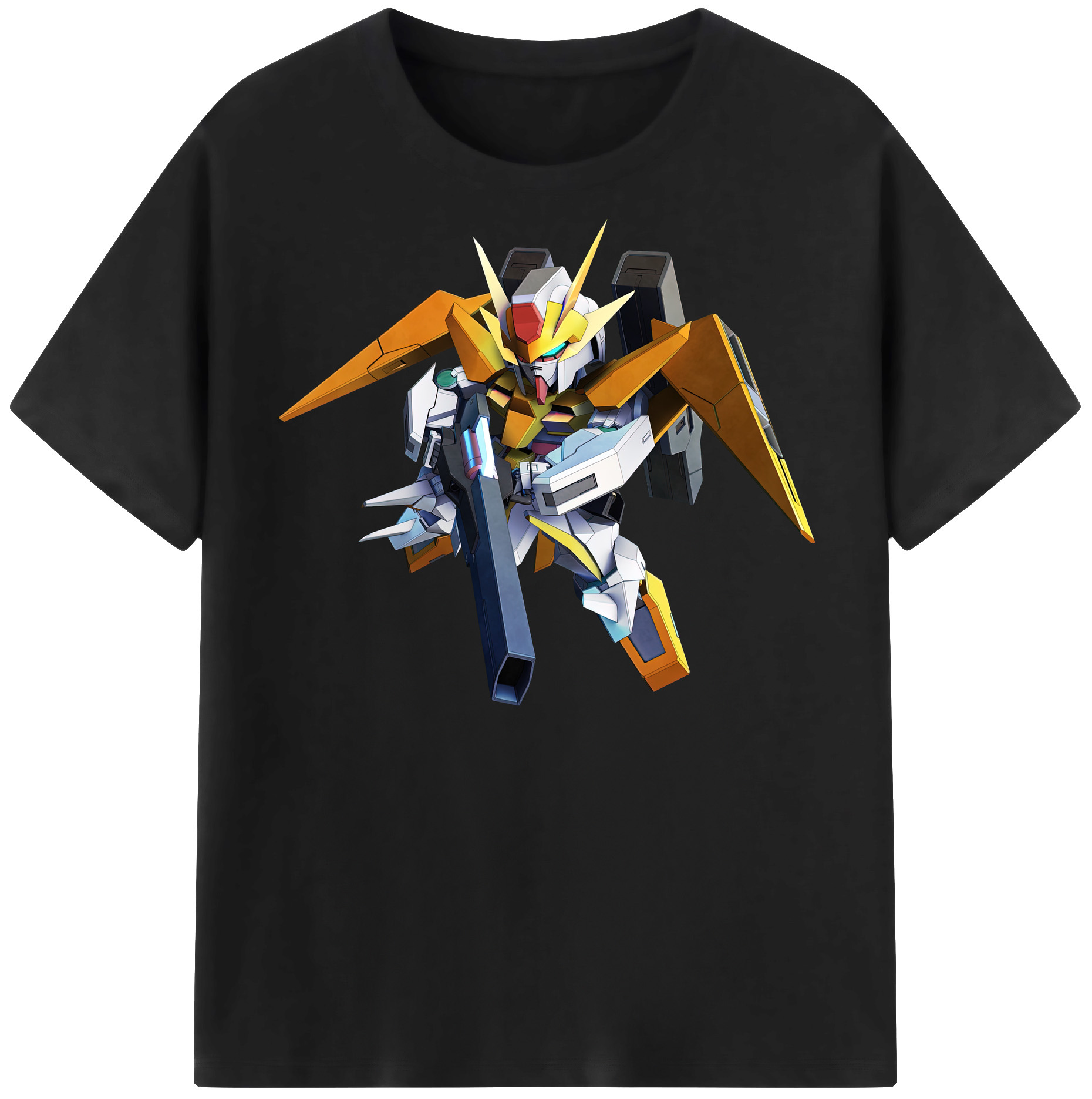 （画像用） 機動戦士ガンダム Mobile Suit Gundam レディースカジュアルプリントTシャツ（綿100％）