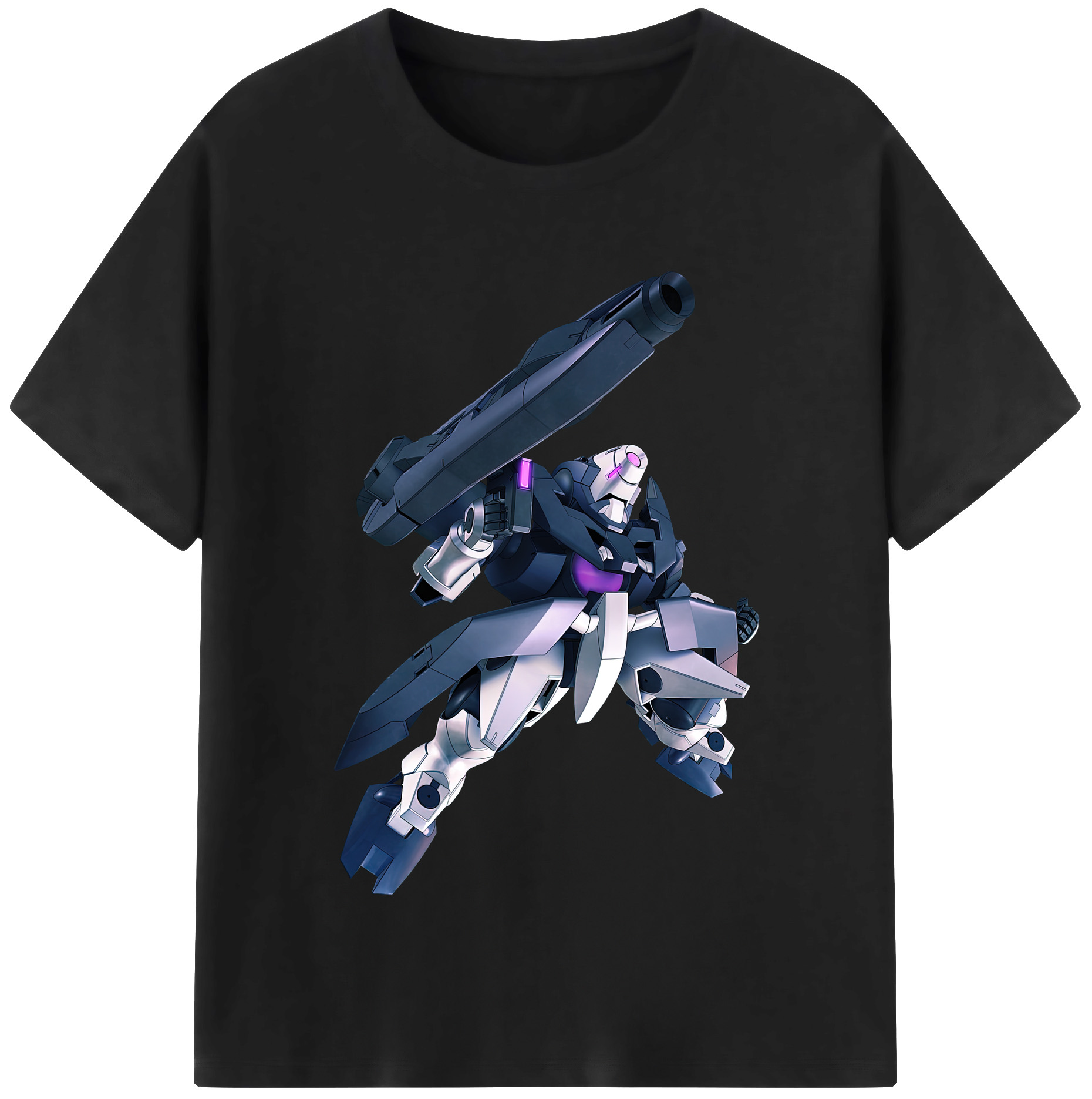 （画像用） 機動戦士ガンダム Mobile Suit Gundam レディースカジュアルプリントTシャツ（綿100％）