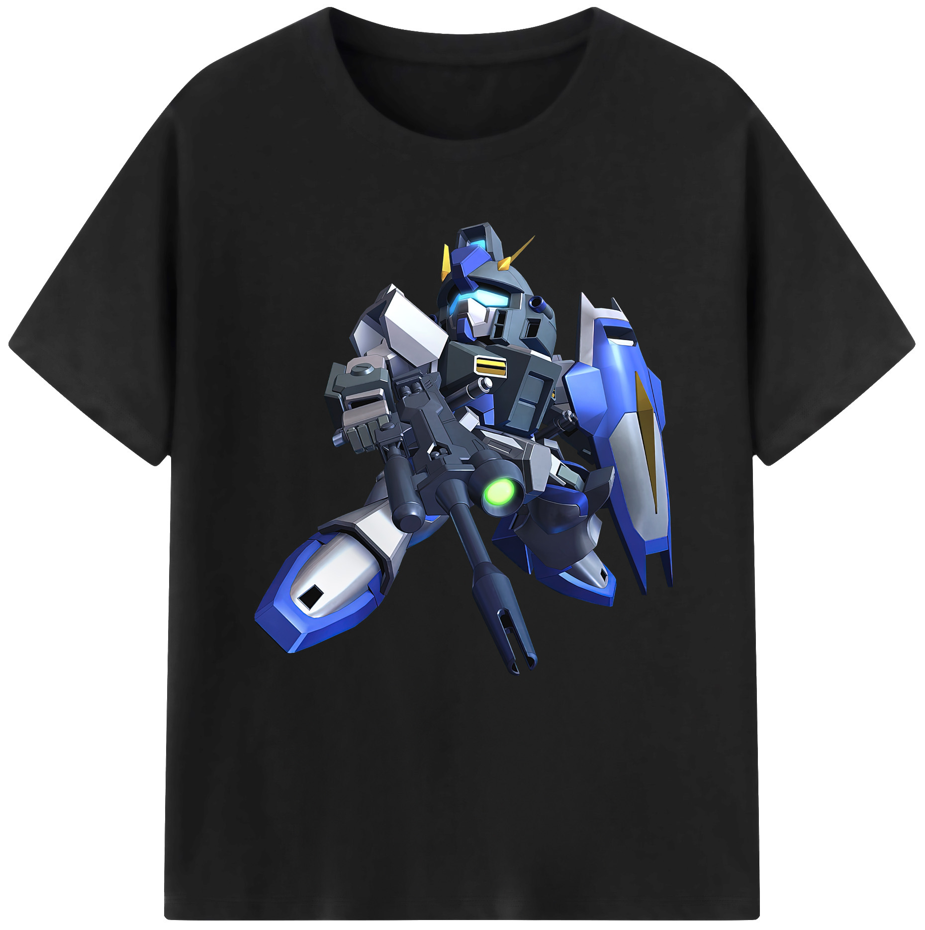 （画像用） 機動戦士ガンダム Mobile Suit Gundam レディースカジュアルプリントTシャツ（綿100％）