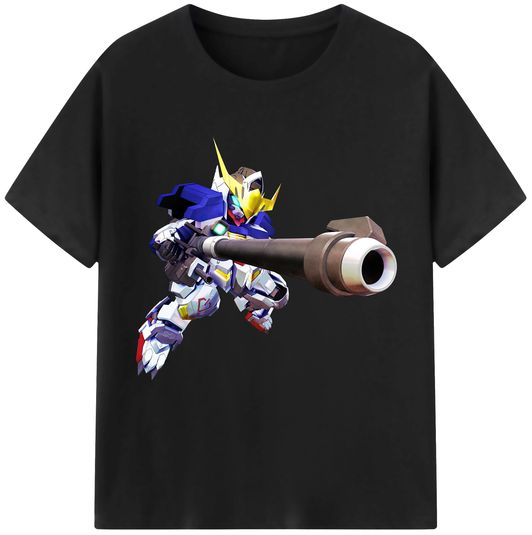 （画像用） 機動戦士ガンダム Mobile Suit Gundam レディースカジュアルプリントTシャツ（綿100％）