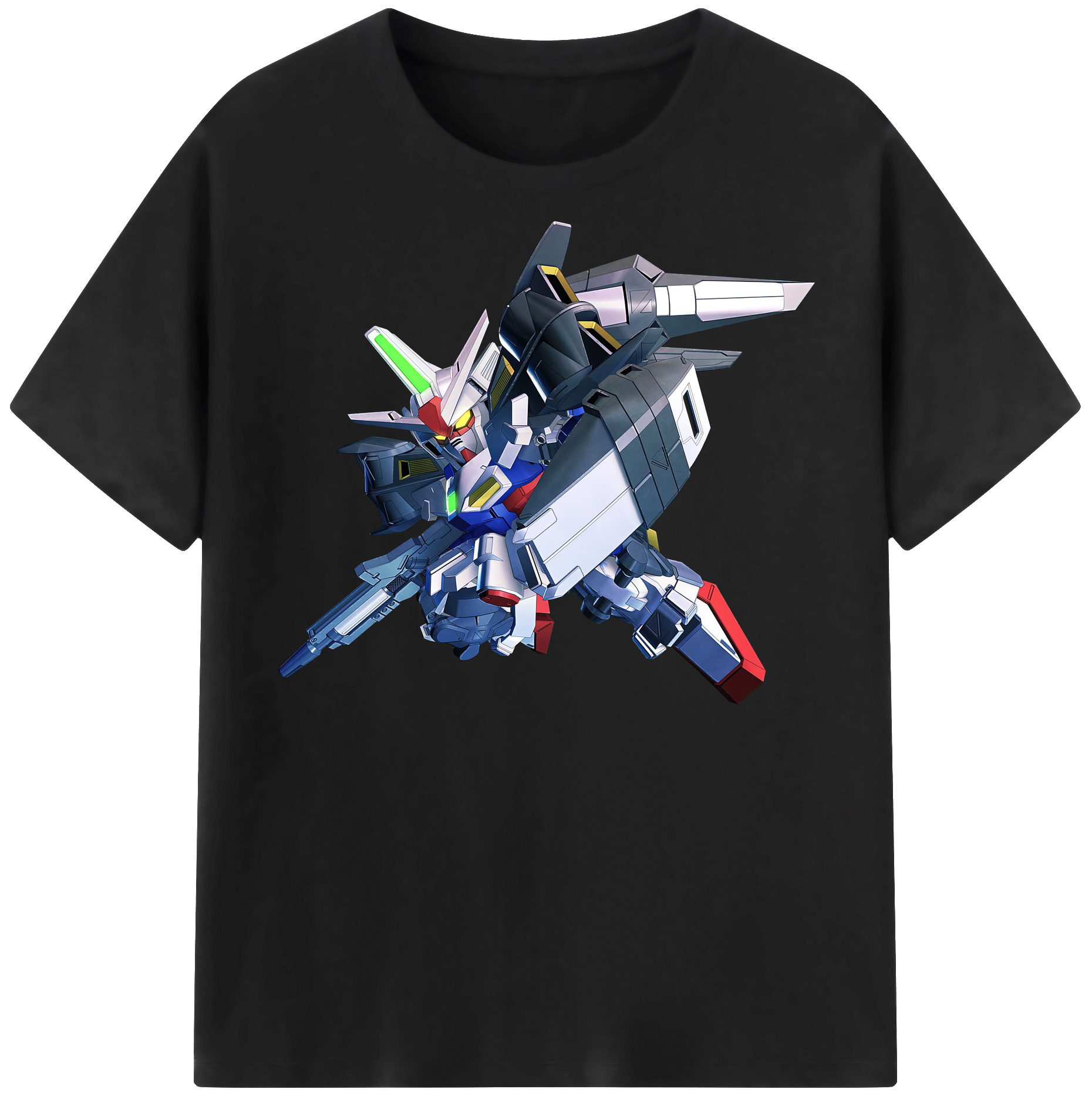 （画像用） 機動戦士ガンダム Mobile Suit Gundam レディースカジュアルプリントTシャツ（綿100％）