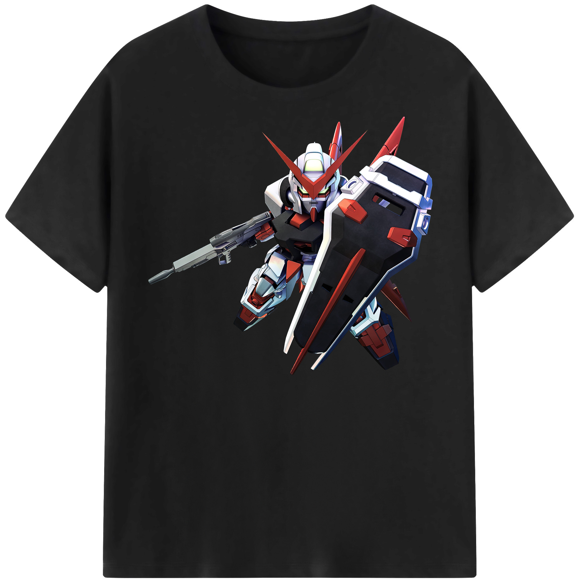（画像用） 機動戦士ガンダム Mobile Suit Gundam レディースカジュアルプリントTシャツ（綿100％）