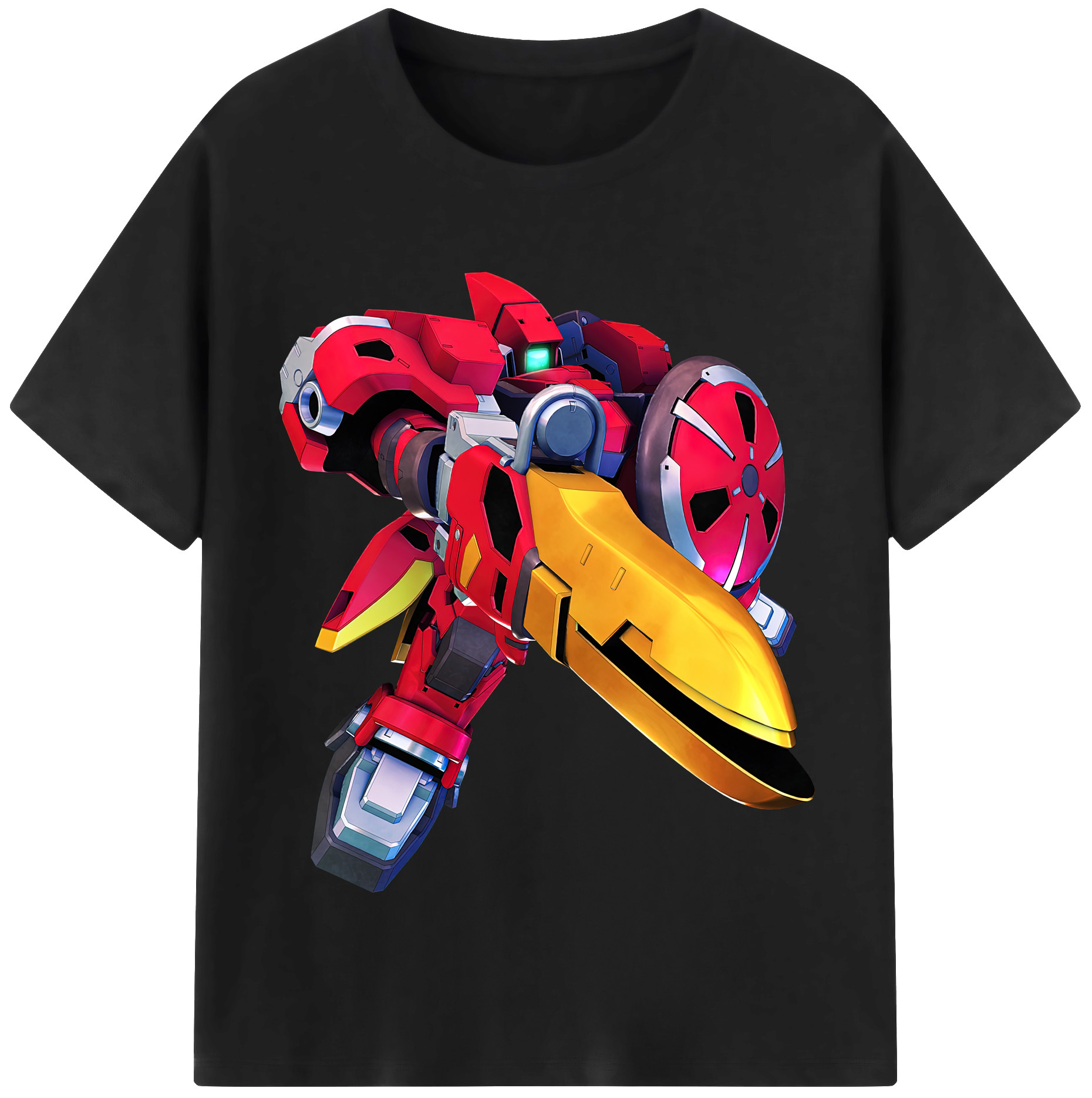 （画像用） 機動戦士ガンダム Mobile Suit Gundam レディースカジュアルプリントTシャツ（綿100％）