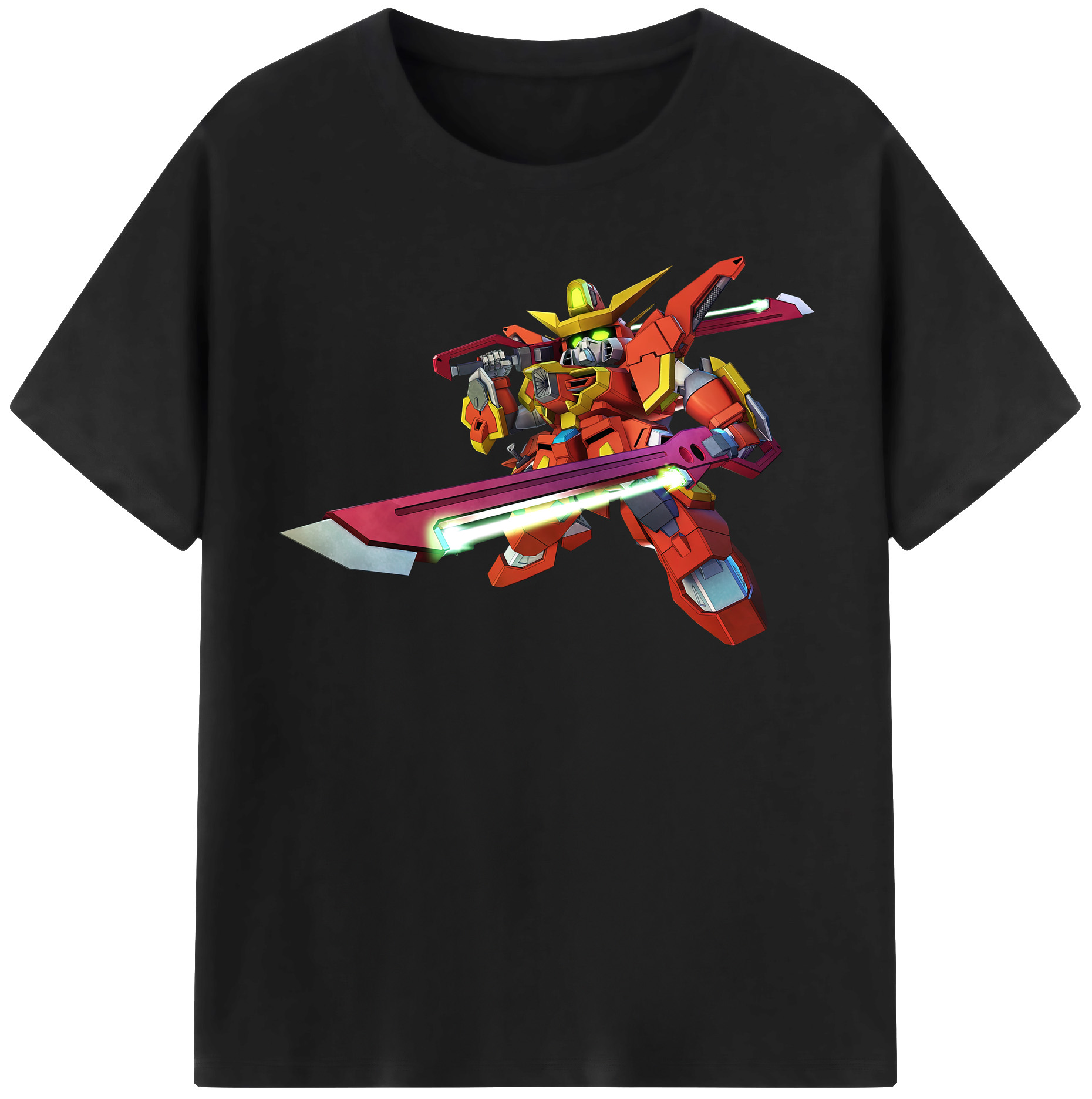 （画像用） 機動戦士ガンダム Mobile Suit Gundam レディースカジュアルプリントTシャツ（綿100％）