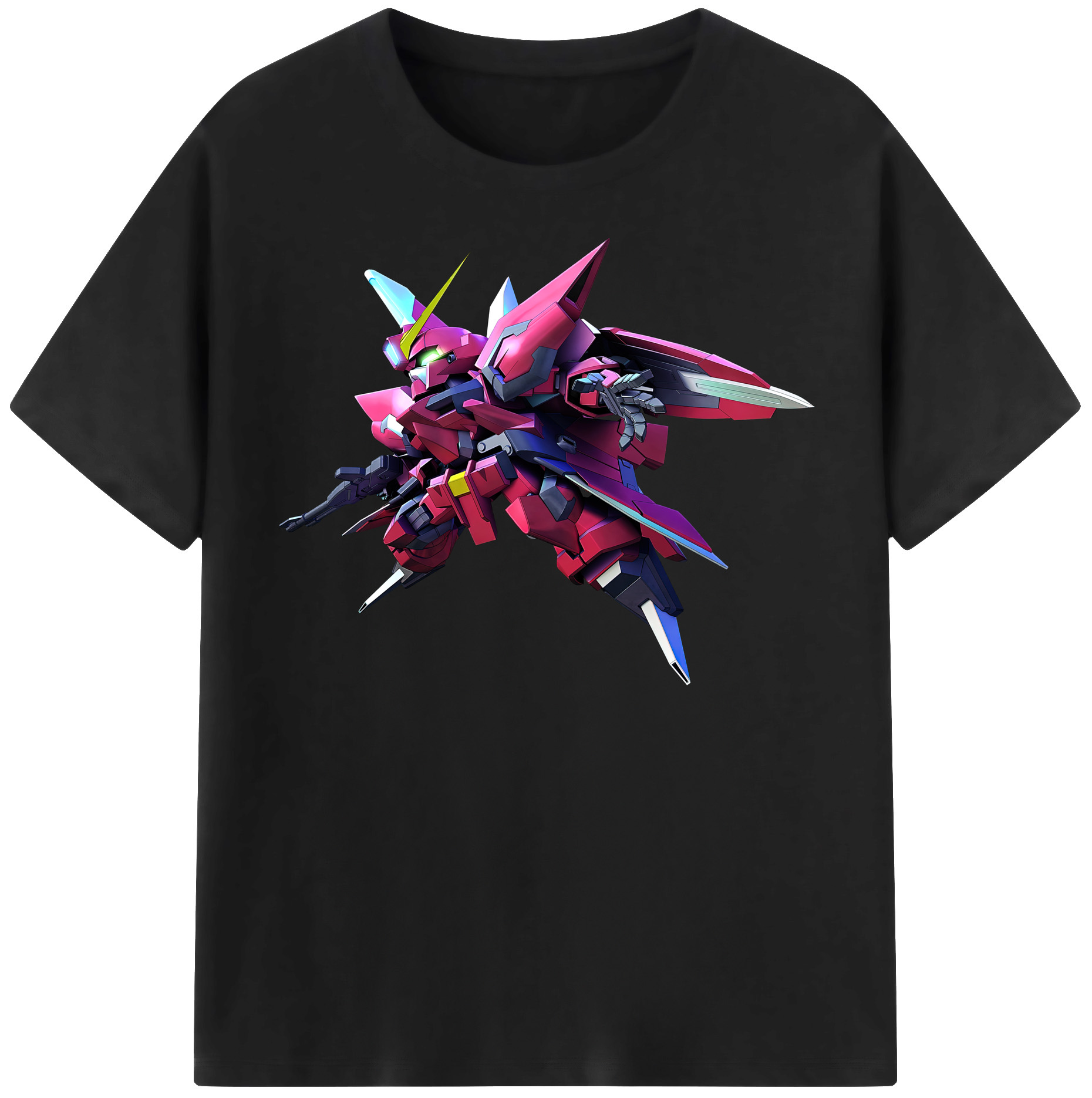 （画像用） 機動戦士ガンダム Mobile Suit Gundam レディースカジュアルプリントTシャツ（綿100％）