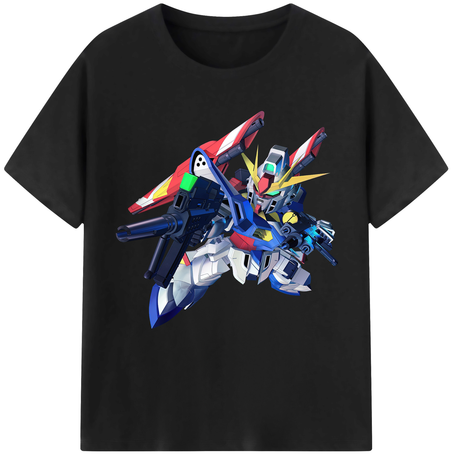 （画像用） 機動戦士ガンダム Mobile Suit Gundam レディースカジュアルプリントTシャツ（綿100％）