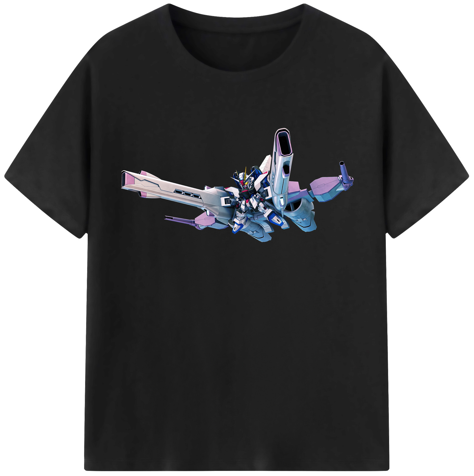 （画像用） 機動戦士ガンダム Mobile Suit Gundam レディースカジュアルプリントTシャツ（綿100％）