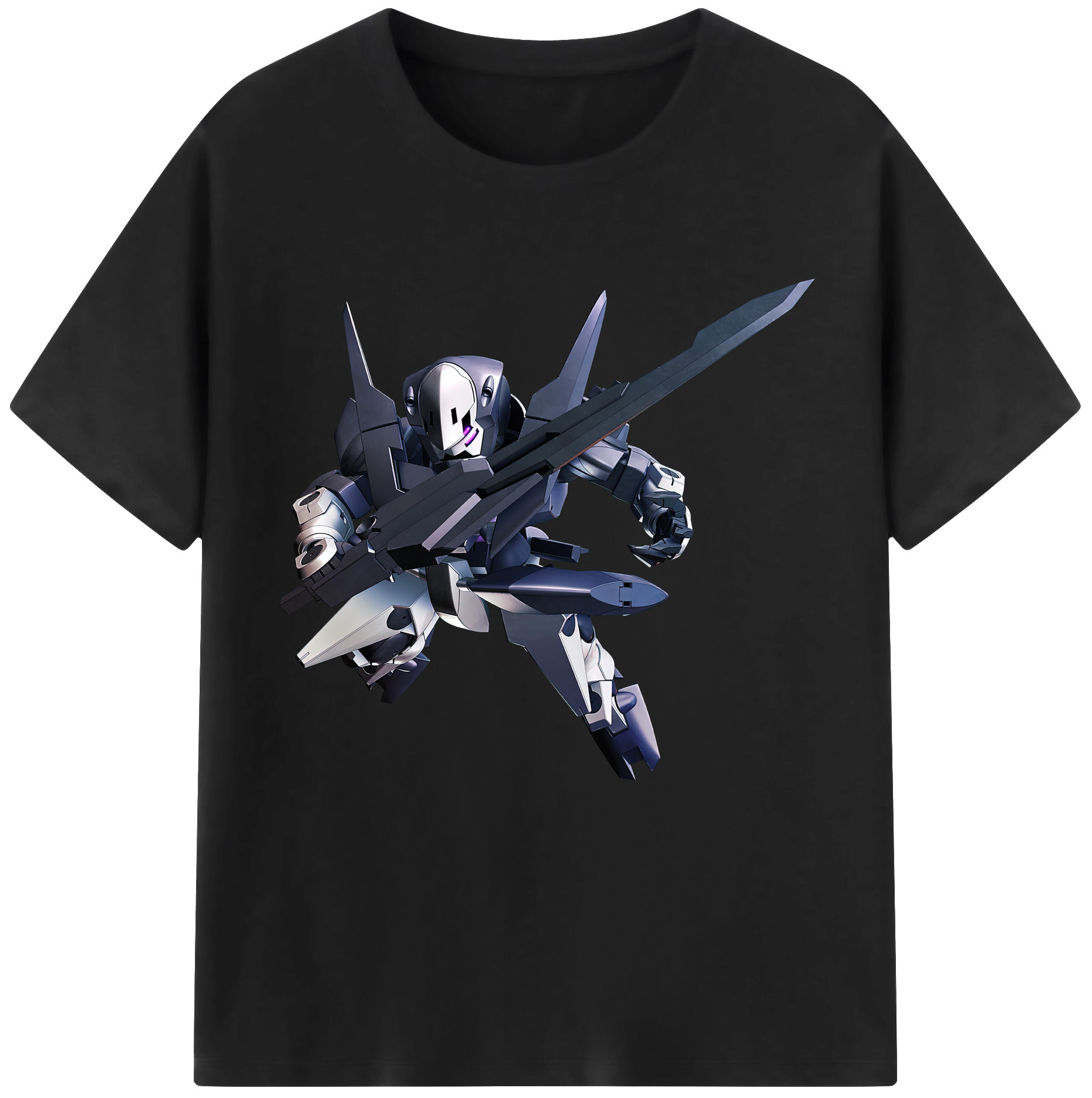 （画像用） 機動戦士ガンダム Mobile Suit Gundam レディースカジュアルプリントTシャツ（綿100％）