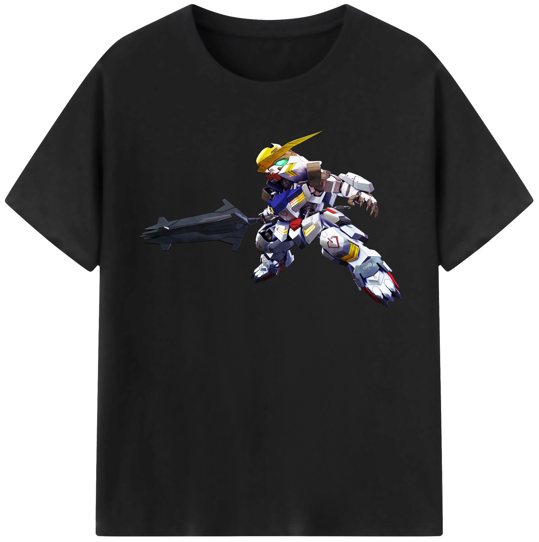 （画像用） 機動戦士ガンダム Mobile Suit Gundam レディースカジュアルプリントTシャツ（綿100％）