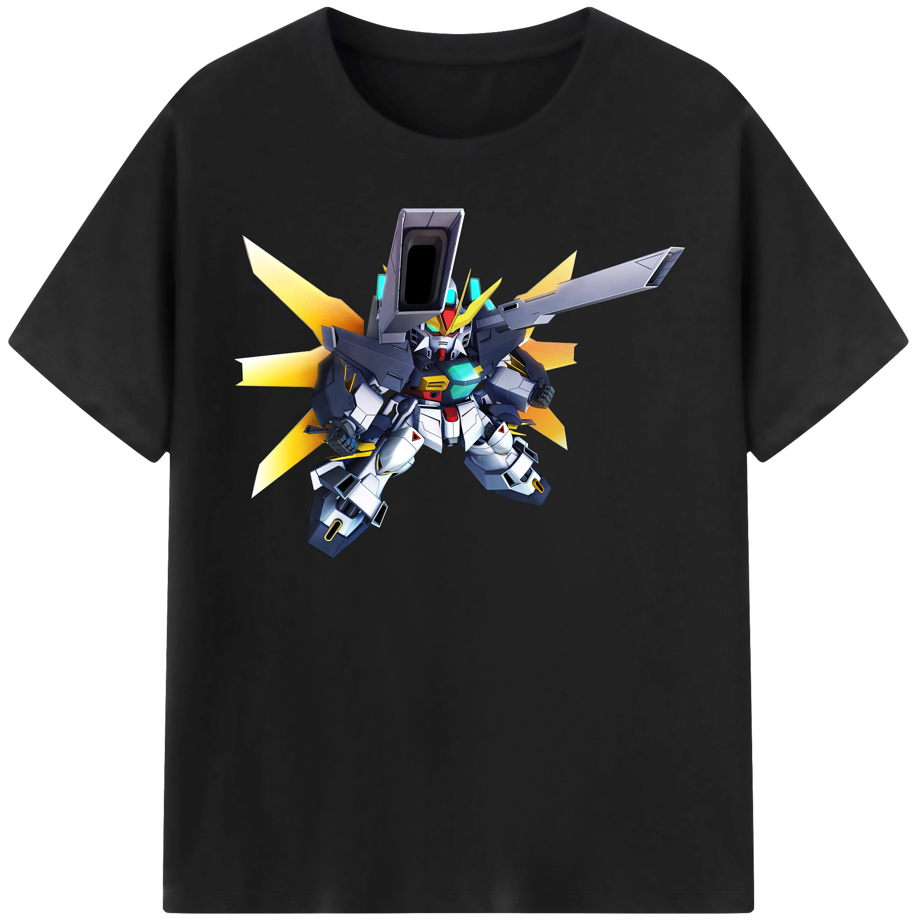 （画像用） 機動戦士ガンダム Mobile Suit Gundam レディースカジュアルプリントTシャツ（綿100％）