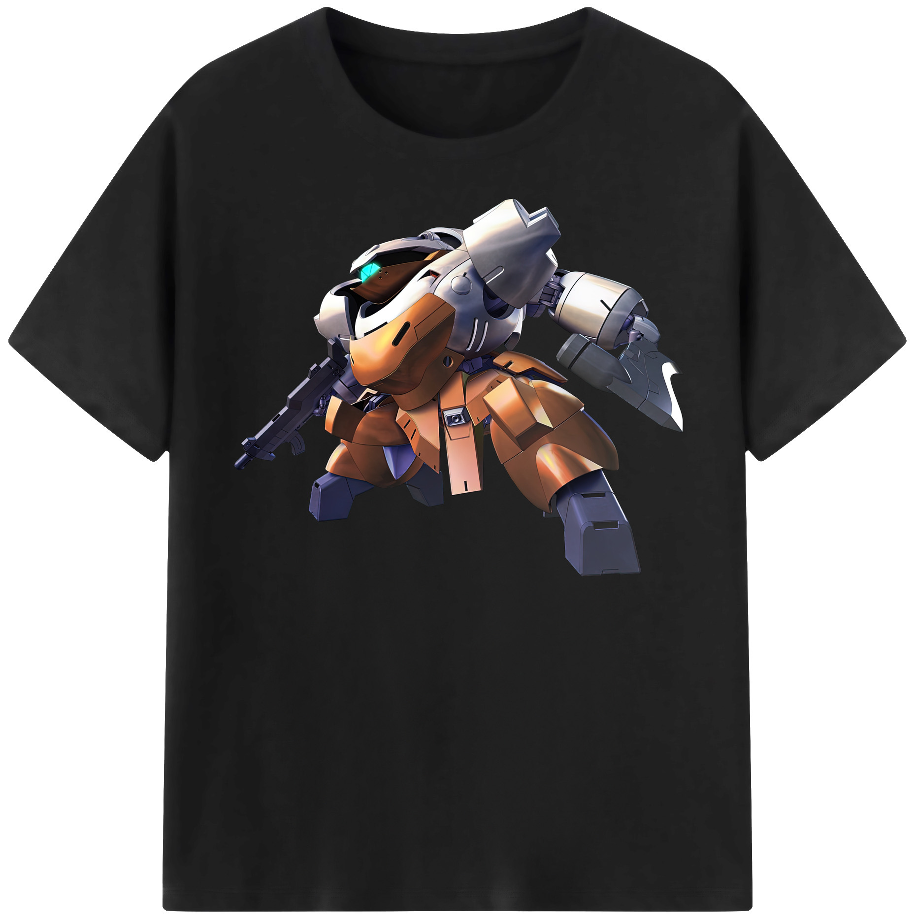 （画像用） 機動戦士ガンダム Mobile Suit Gundam レディースカジュアルプリントTシャツ（綿100％）