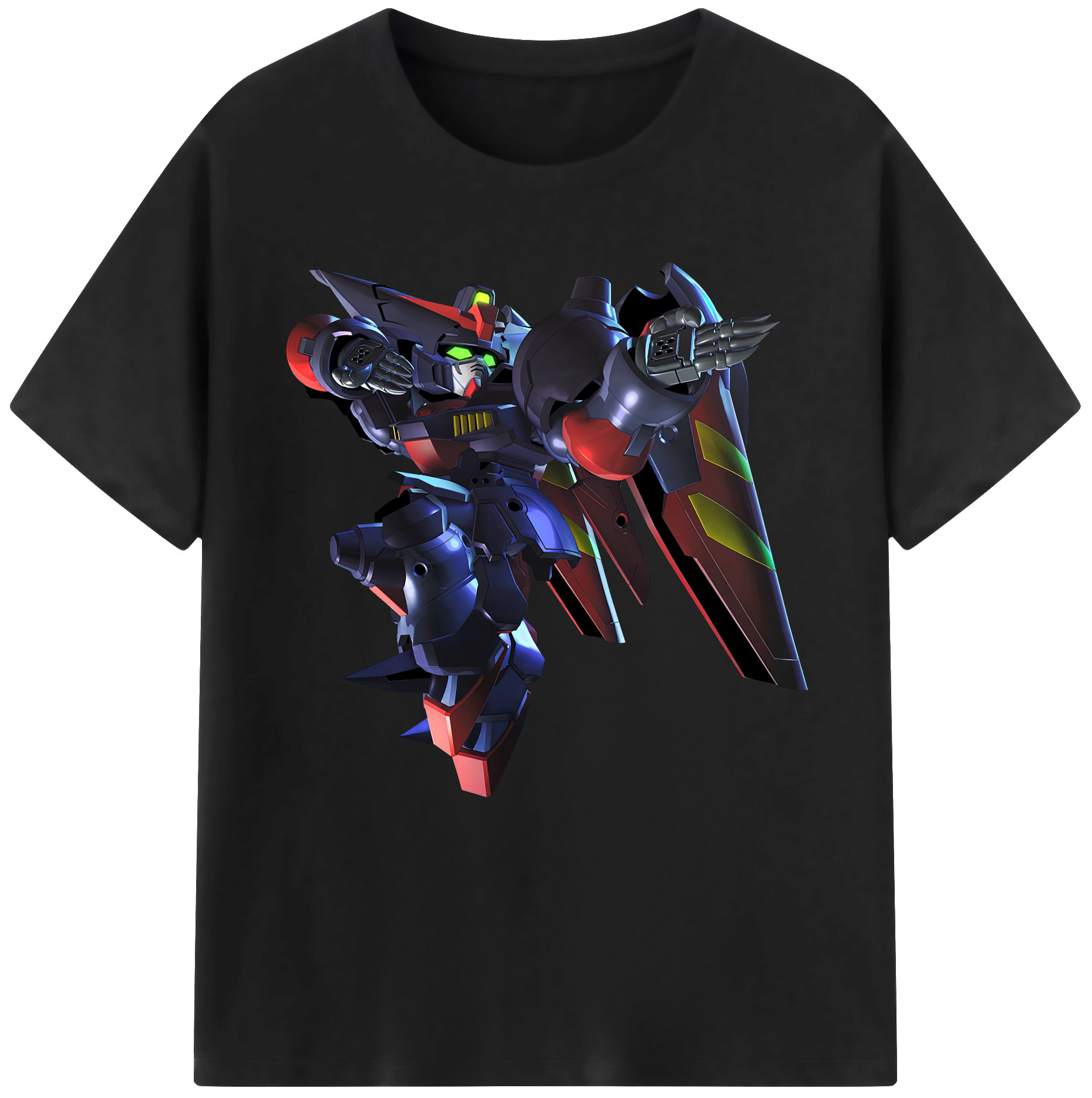 （画像用） 機動戦士ガンダム Mobile Suit Gundam レディースカジュアルプリントTシャツ（綿100％）