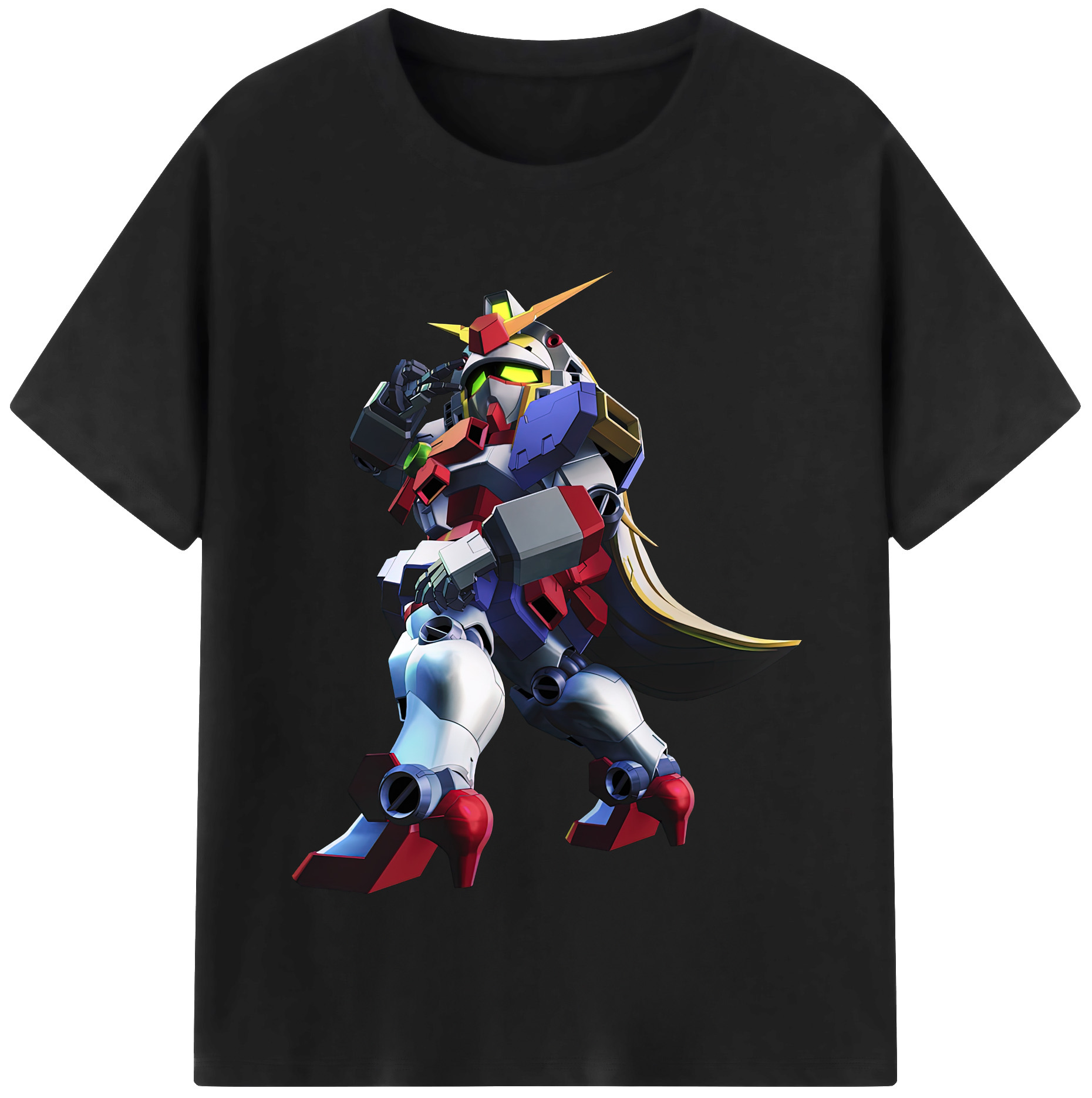 （画像用） 機動戦士ガンダム Mobile Suit Gundam レディースカジュアルプリントTシャツ（綿100％）