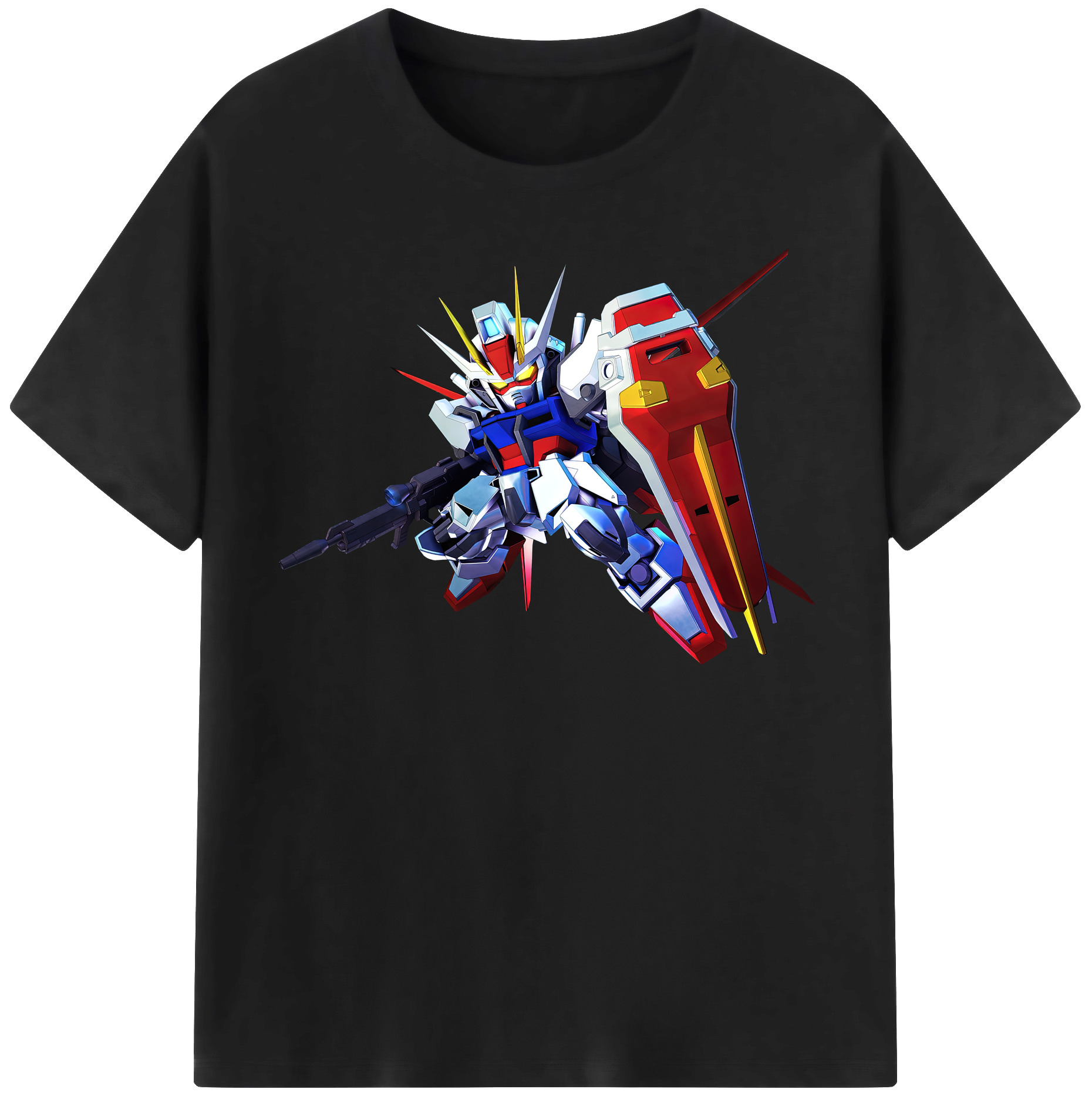 （画像用） 機動戦士ガンダム Mobile Suit Gundam レディースカジュアルプリントTシャツ（綿100％）