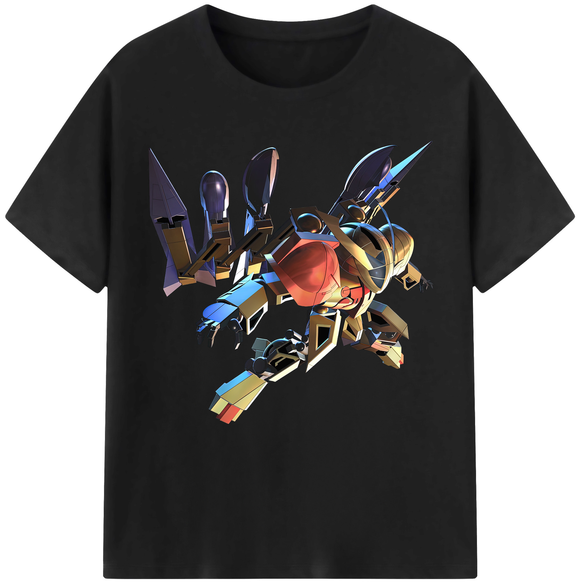 （画像用） 機動戦士ガンダム Mobile Suit Gundam レディースカジュアルプリントTシャツ（綿100％）