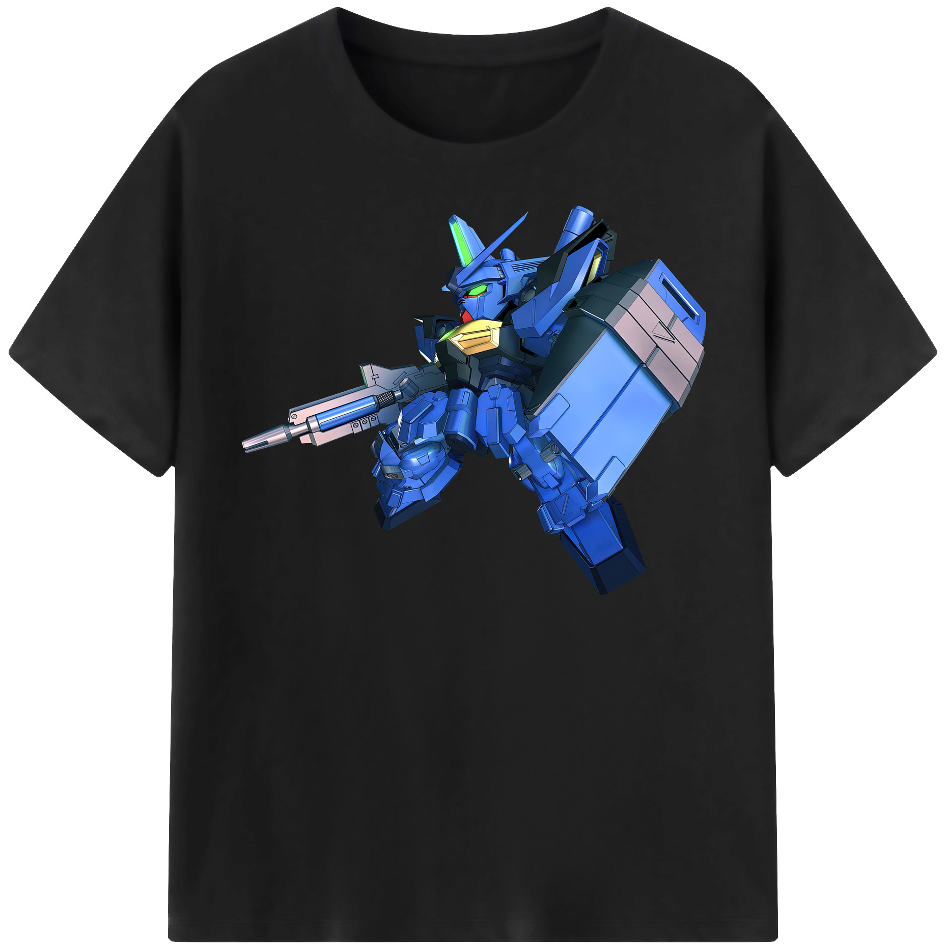 （画像用） 機動戦士ガンダム Mobile Suit Gundam レディースカジュアルプリントTシャツ（綿100％）