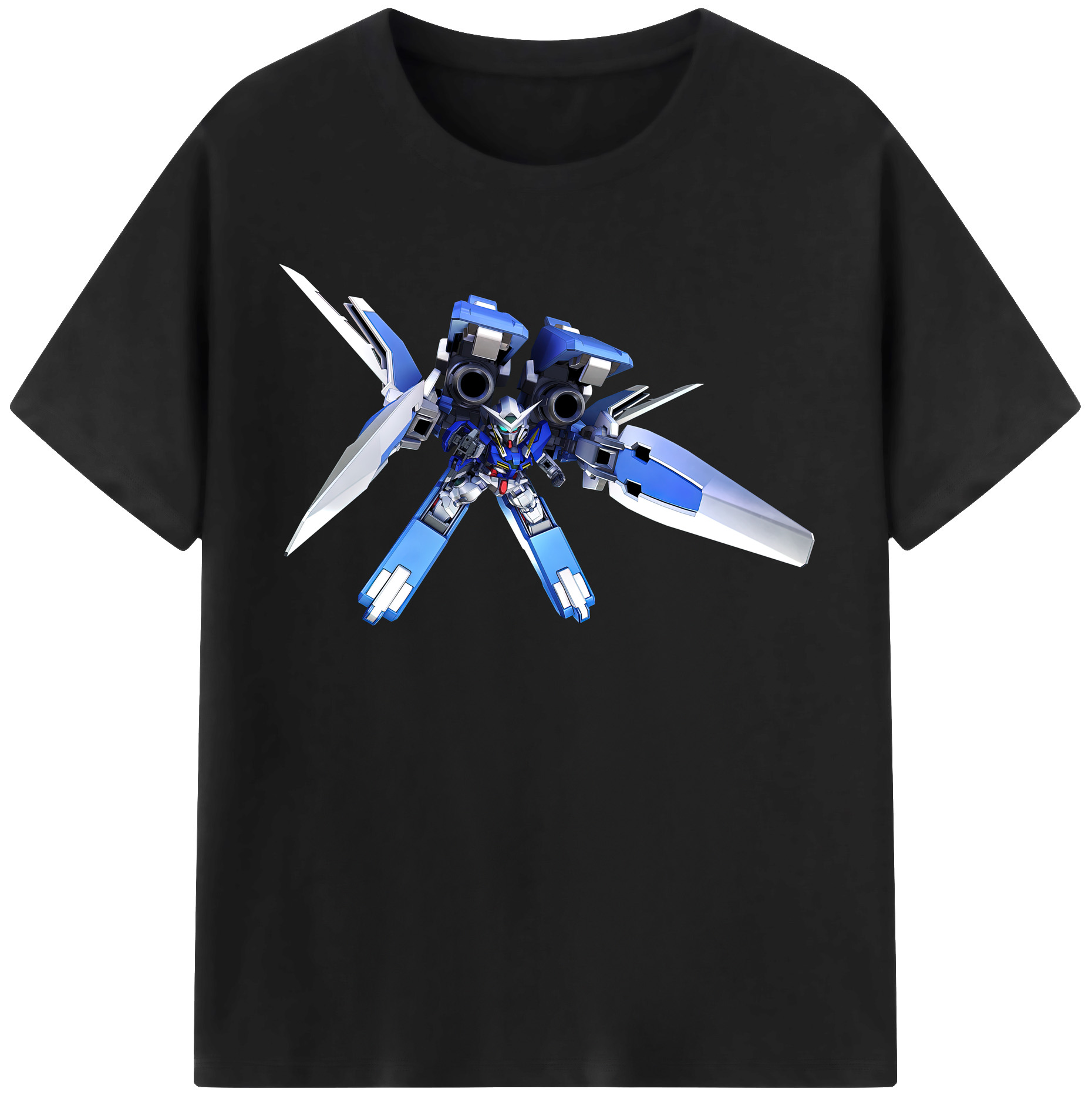 （画像用） 機動戦士ガンダム Mobile Suit Gundam レディースカジュアルプリントTシャツ（綿100％）