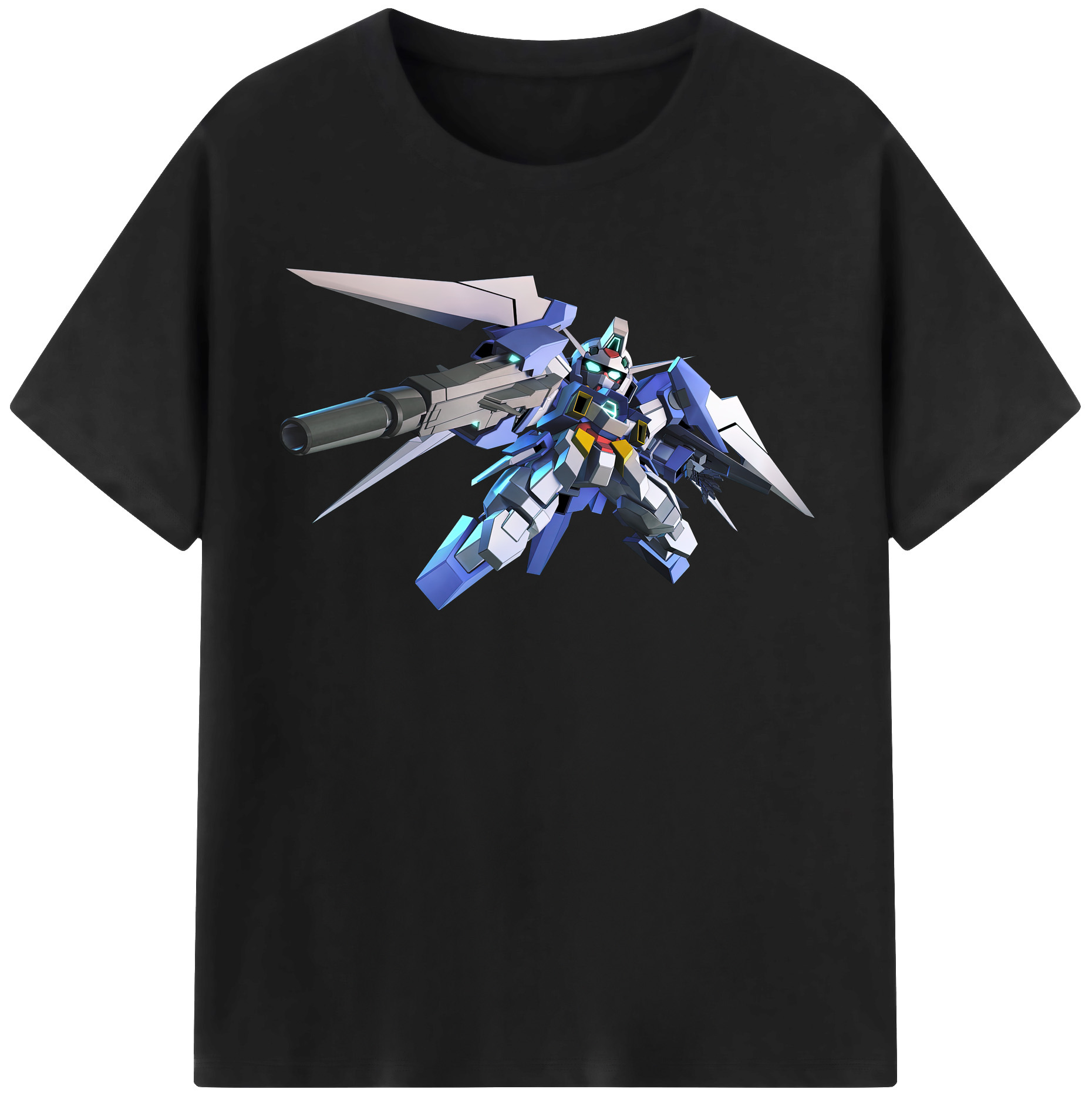 （画像用） 機動戦士ガンダム Mobile Suit Gundam レディースカジュアルプリントTシャツ（綿100％）