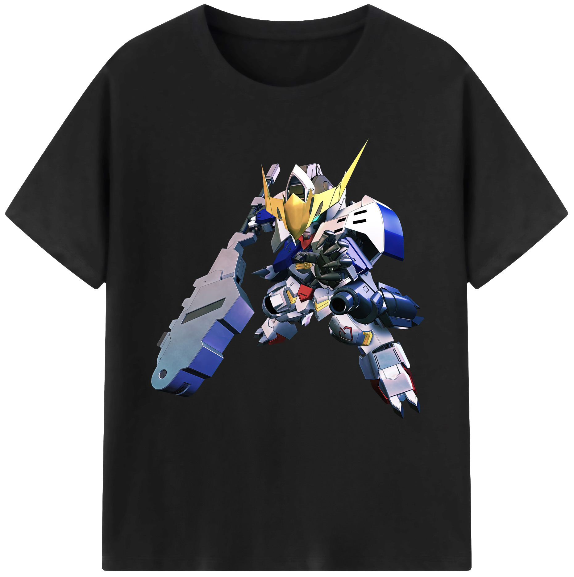 （画像用） 機動戦士ガンダム Mobile Suit Gundam レディースカジュアルプリントTシャツ（綿100％）