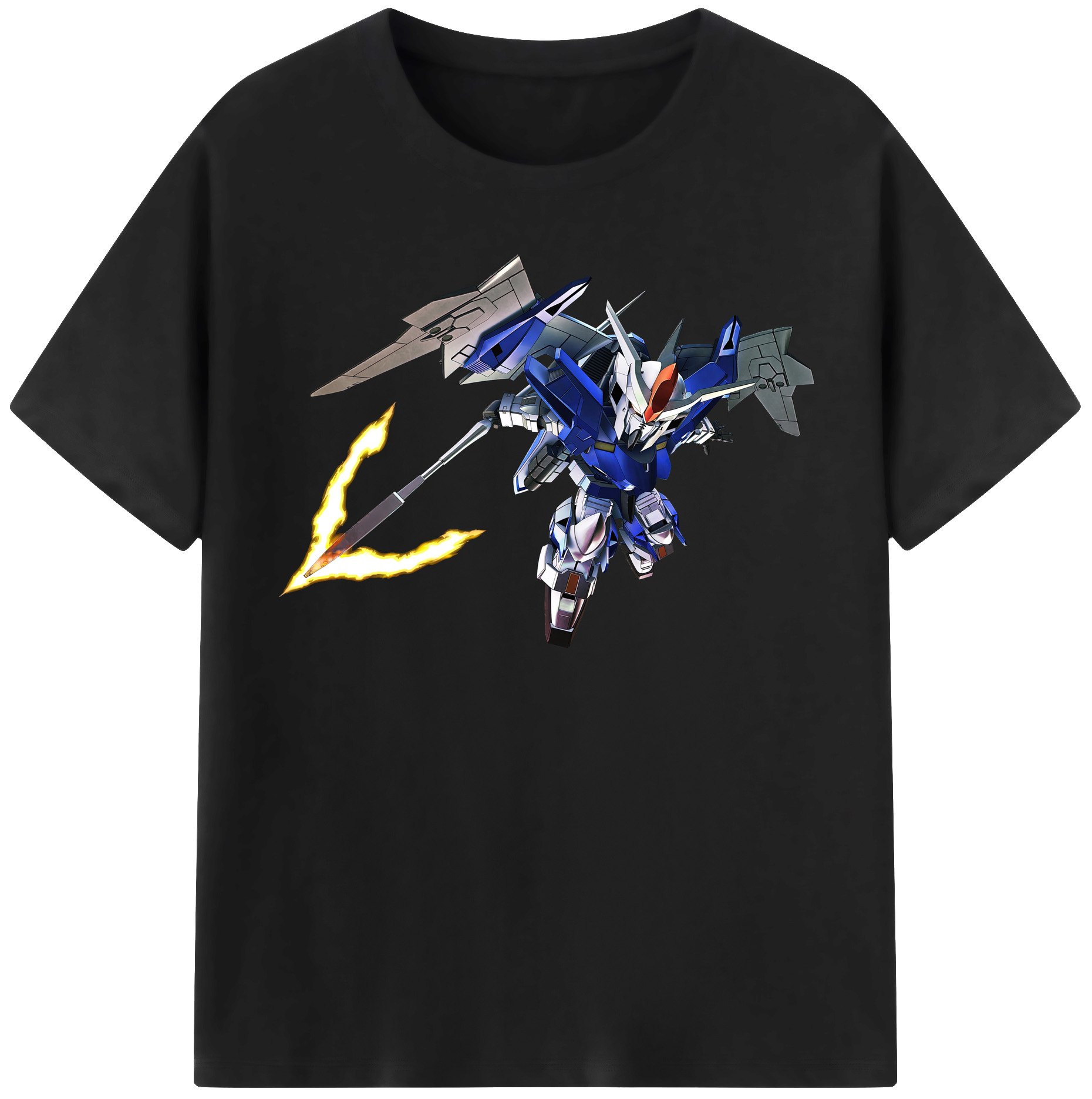 （画像用） 機動戦士ガンダム Mobile Suit Gundam レディースカジュアルプリントTシャツ（綿100％）