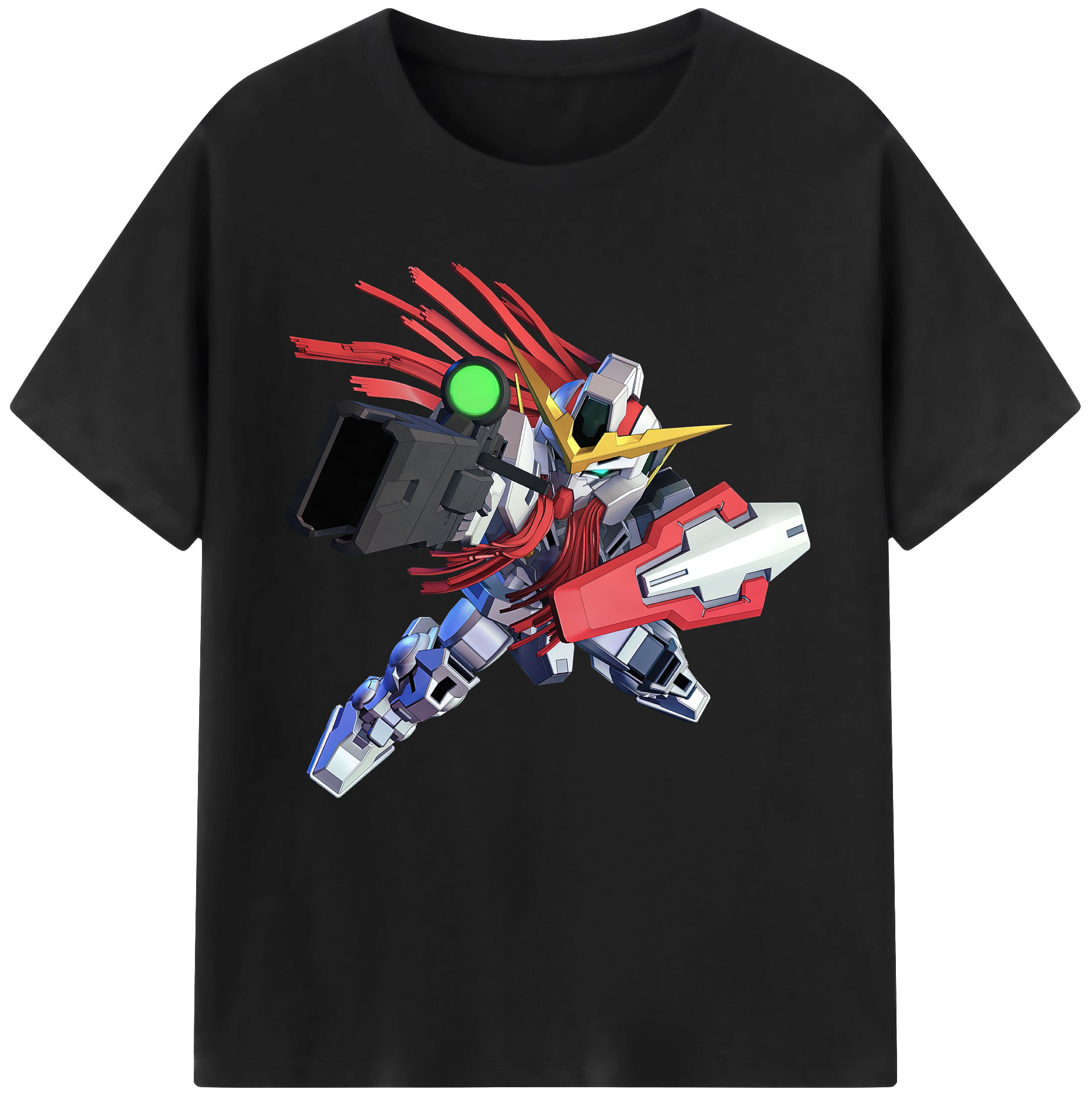 （画像用） 機動戦士ガンダム Mobile Suit Gundam レディースカジュアルプリントTシャツ（綿100％）