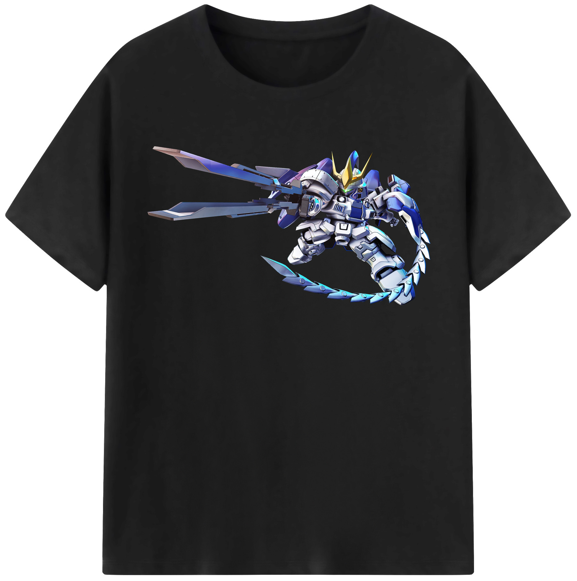 （画像用） 機動戦士ガンダム Mobile Suit Gundam レディースカジュアルプリントTシャツ（綿100％）