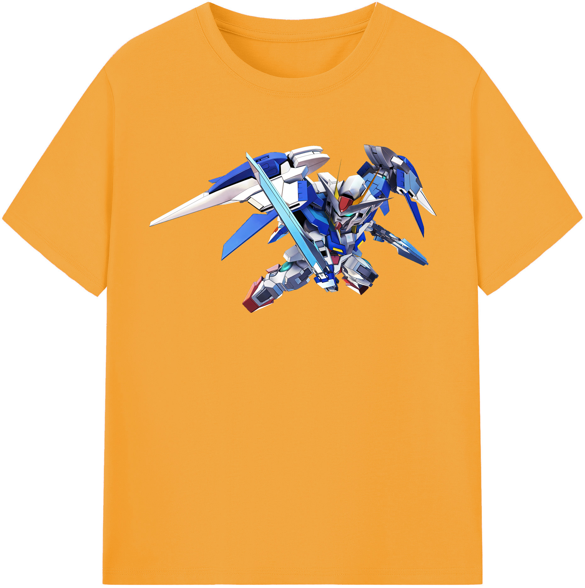 （画像用） 機動戦士ガンダム Mobile Suit Gundam レディースカジュアルプリントTシャツ（綿100％）