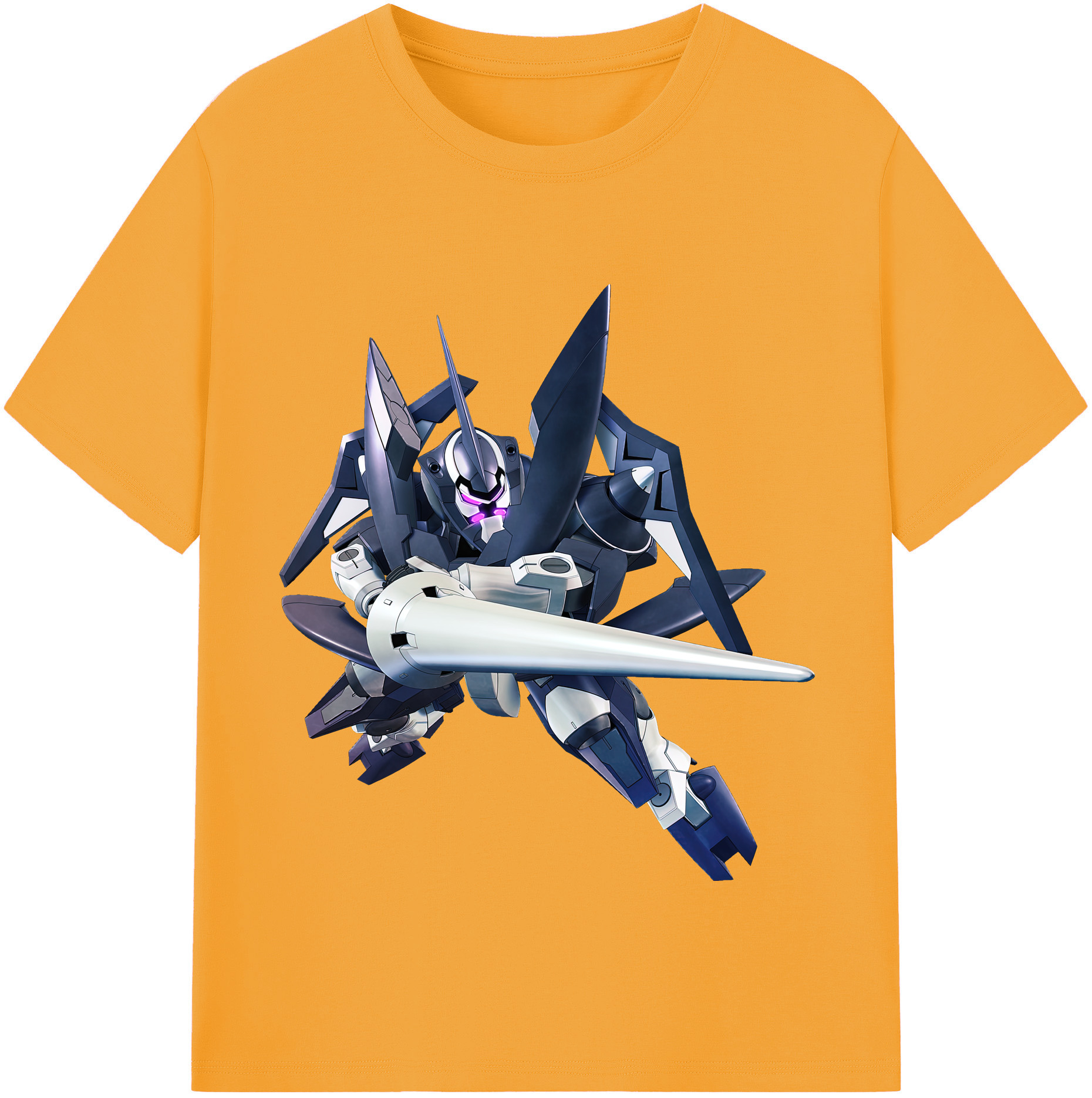 （画像用） 機動戦士ガンダム Mobile Suit Gundam レディースカジュアルプリントTシャツ（綿100％）