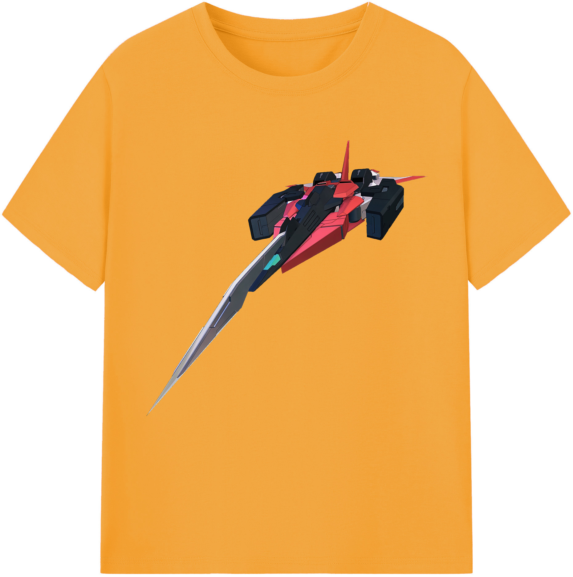 （画像用） 機動戦士ガンダム Mobile Suit Gundam レディースカジュアルプリントTシャツ（綿100％）