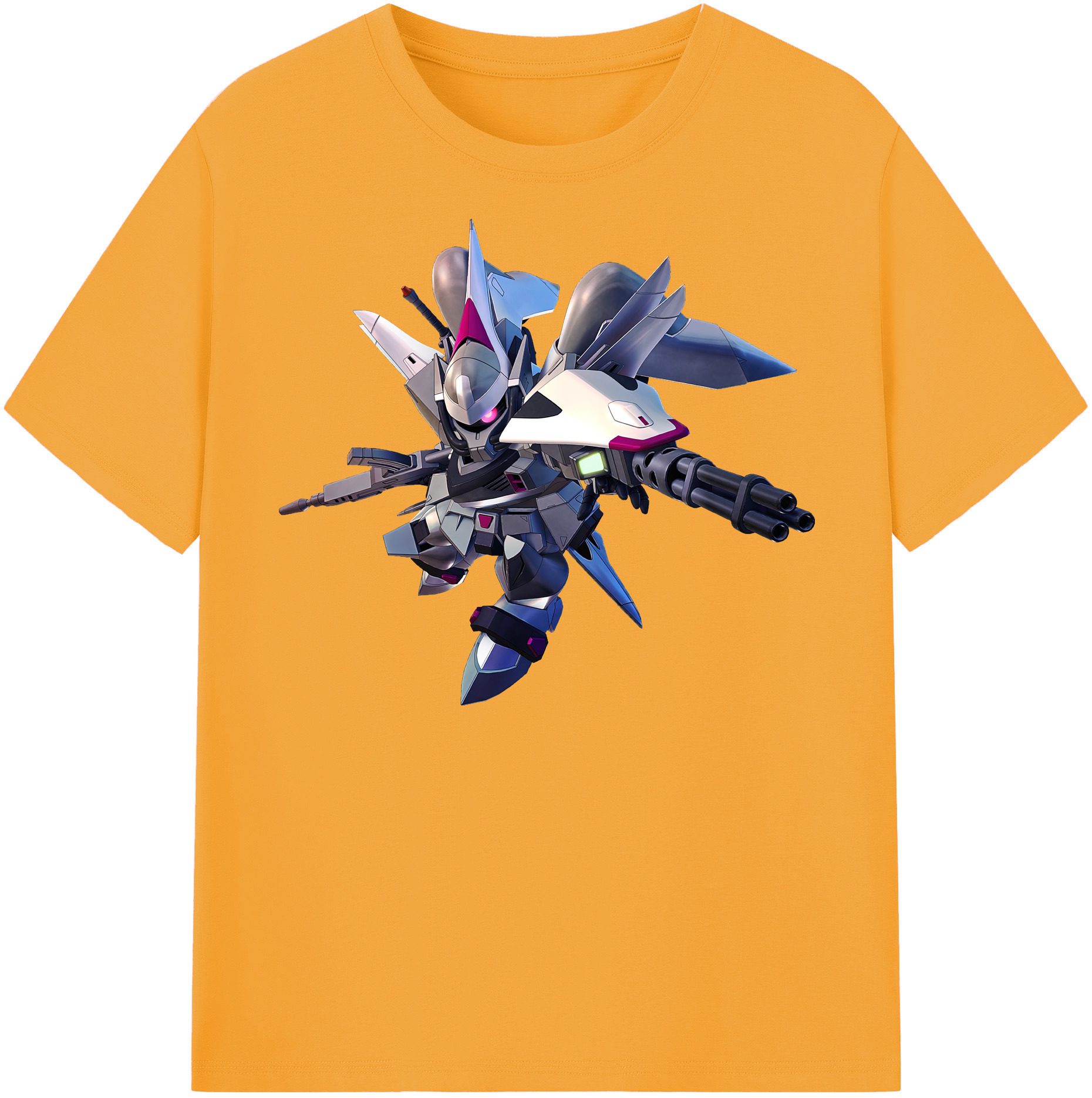 （画像用） 機動戦士ガンダム Mobile Suit Gundam レディースカジュアルプリントTシャツ（綿100％）