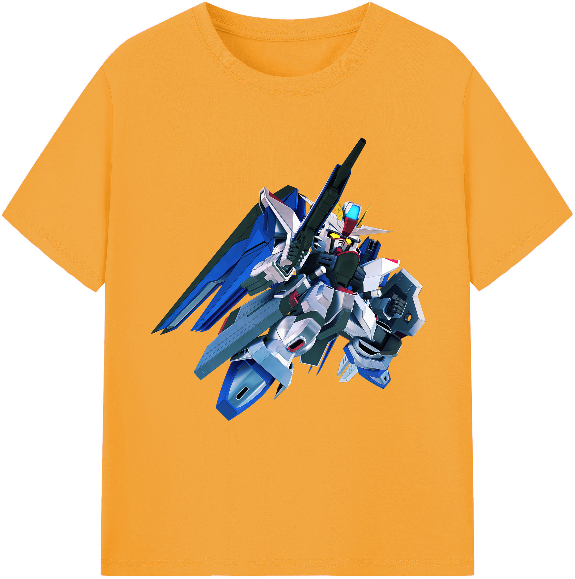 （画像用） 機動戦士ガンダム Mobile Suit Gundam レディースカジュアルプリントTシャツ（綿100％）