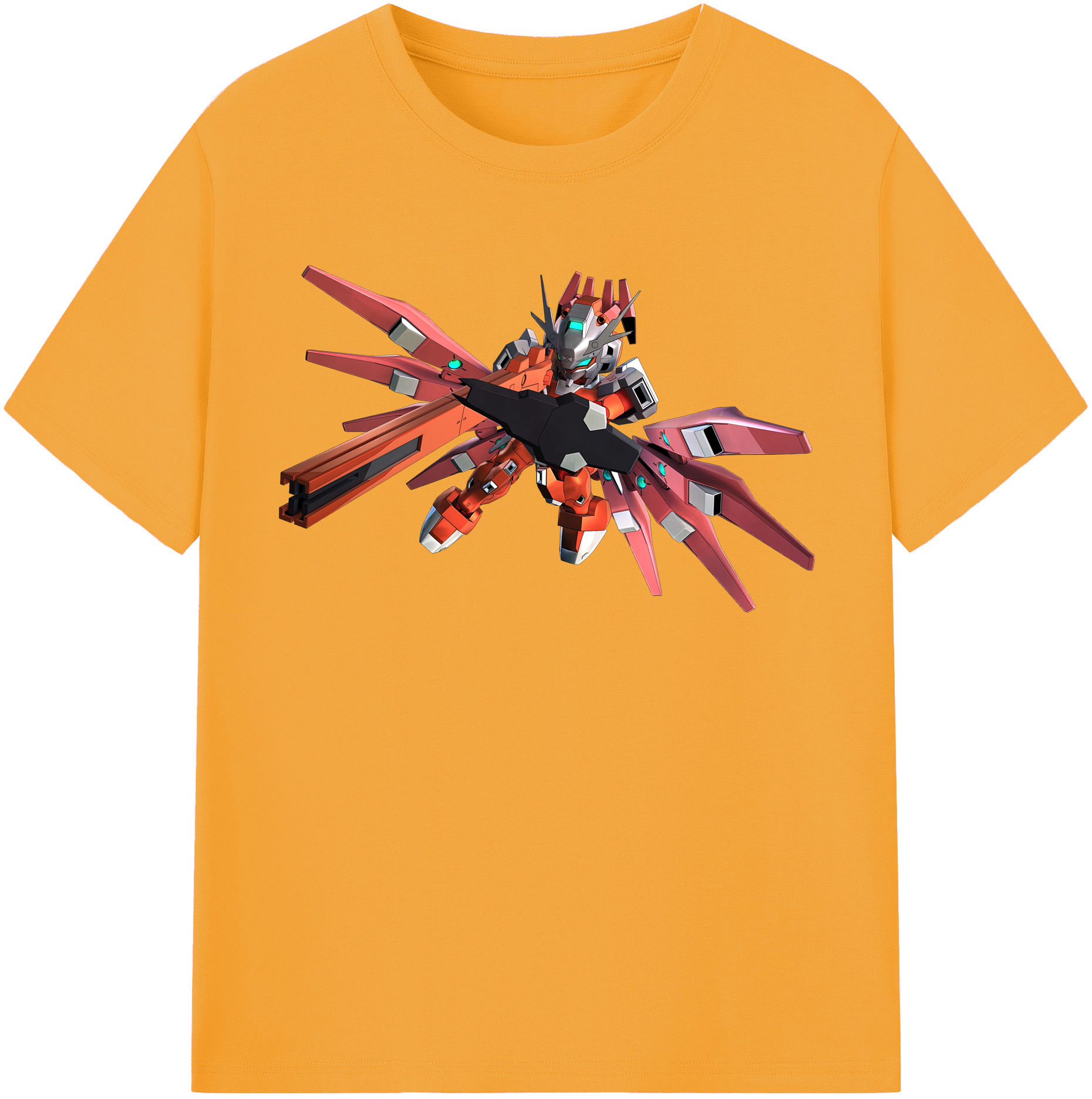 （画像用） 機動戦士ガンダム Mobile Suit Gundam レディースカジュアルプリントTシャツ（綿100％）