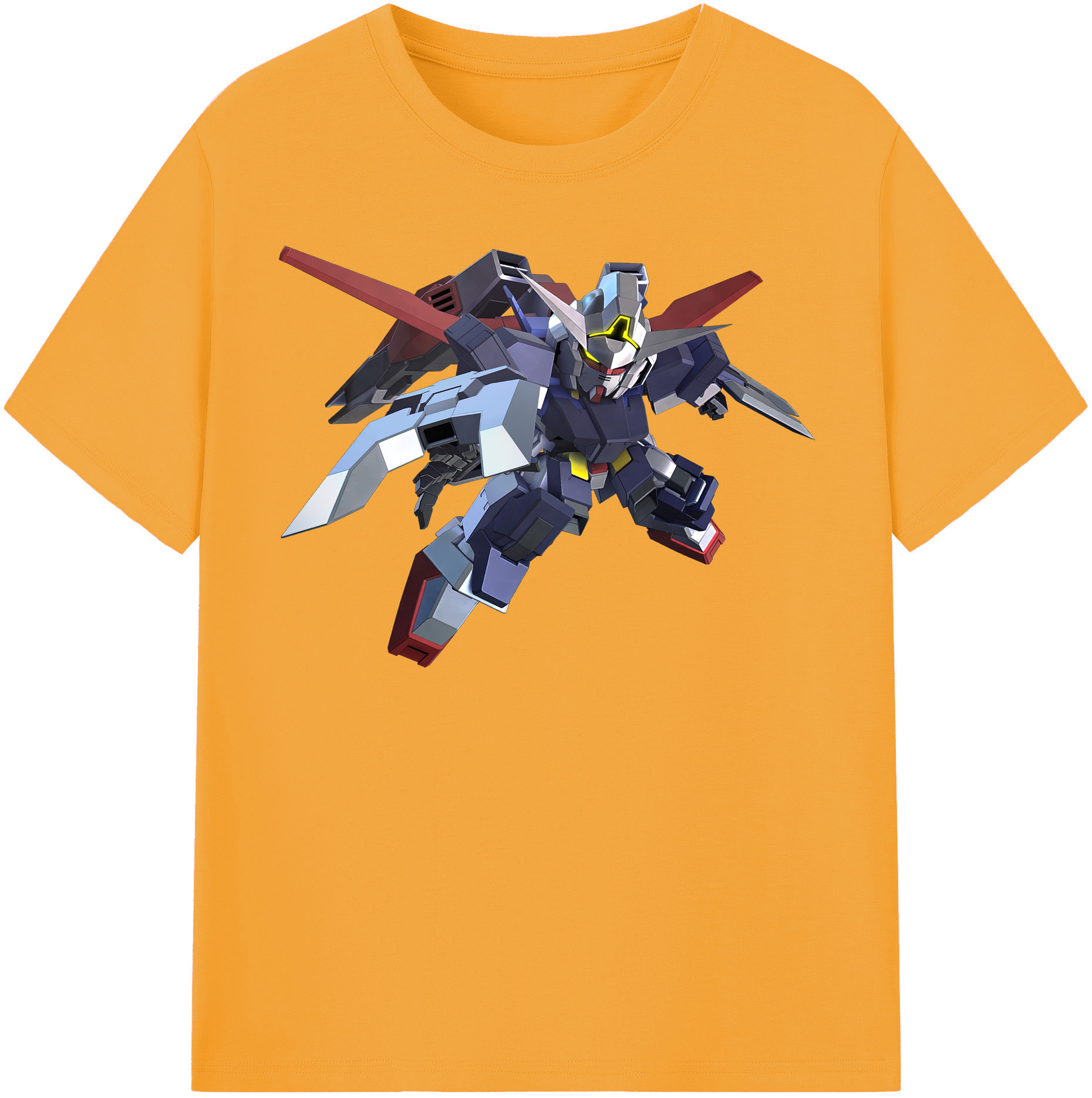 （画像用） 機動戦士ガンダム Mobile Suit Gundam レディースカジュアルプリントTシャツ（綿100％）