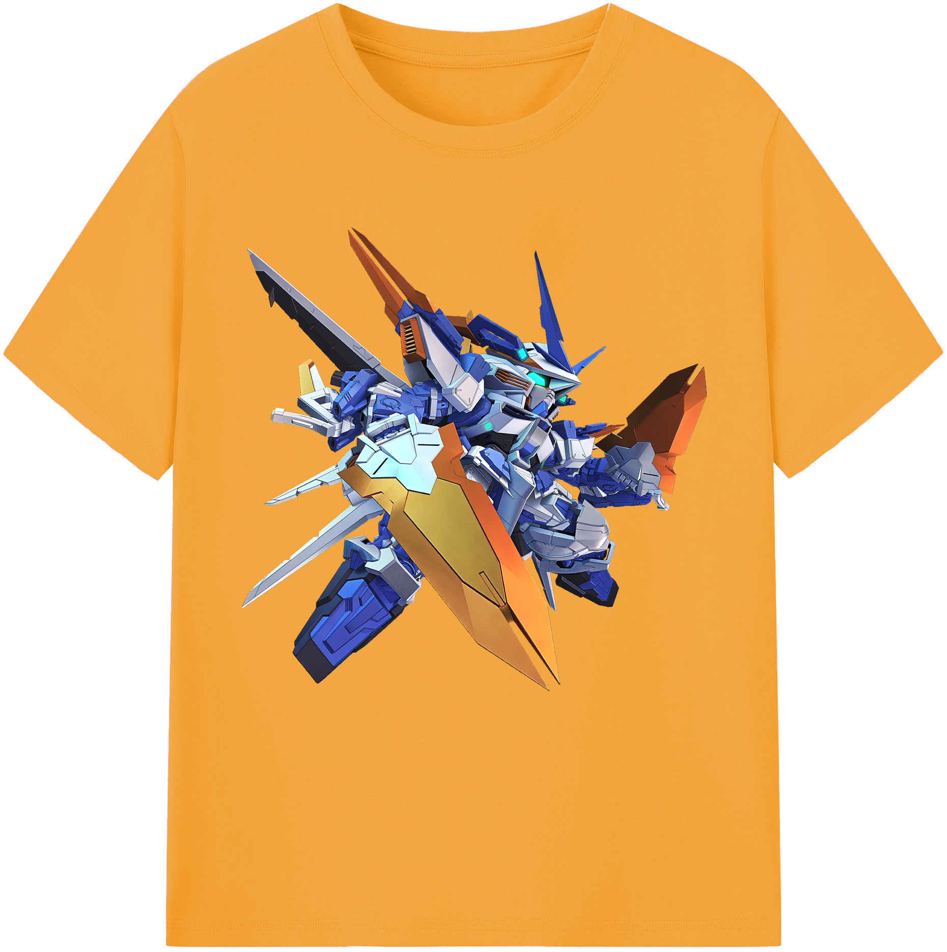（画像用） 機動戦士ガンダム Mobile Suit Gundam レディースカジュアルプリントTシャツ（綿100％）