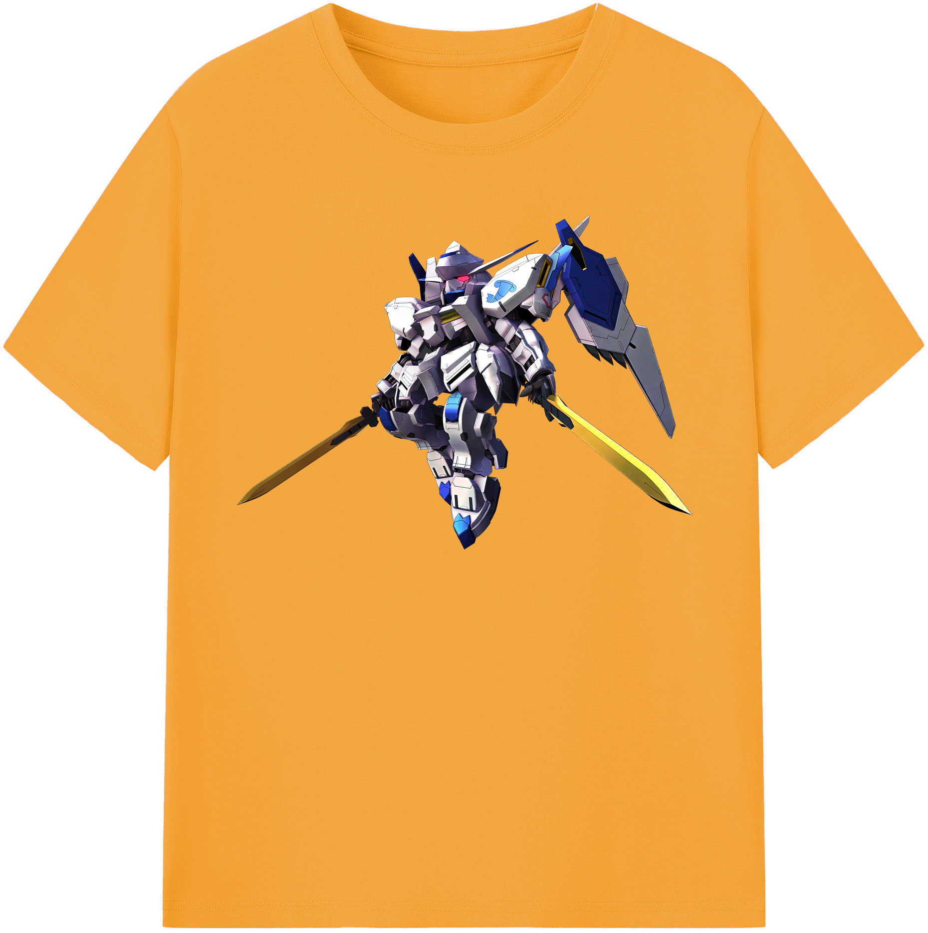 （画像用） 機動戦士ガンダム Mobile Suit Gundam レディースカジュアルプリントTシャツ（綿100％）