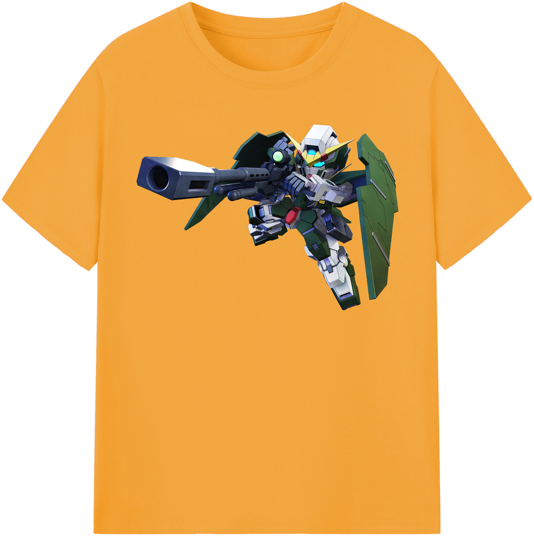 （画像用） 機動戦士ガンダム Mobile Suit Gundam レディースカジュアルプリントTシャツ（綿100％）
